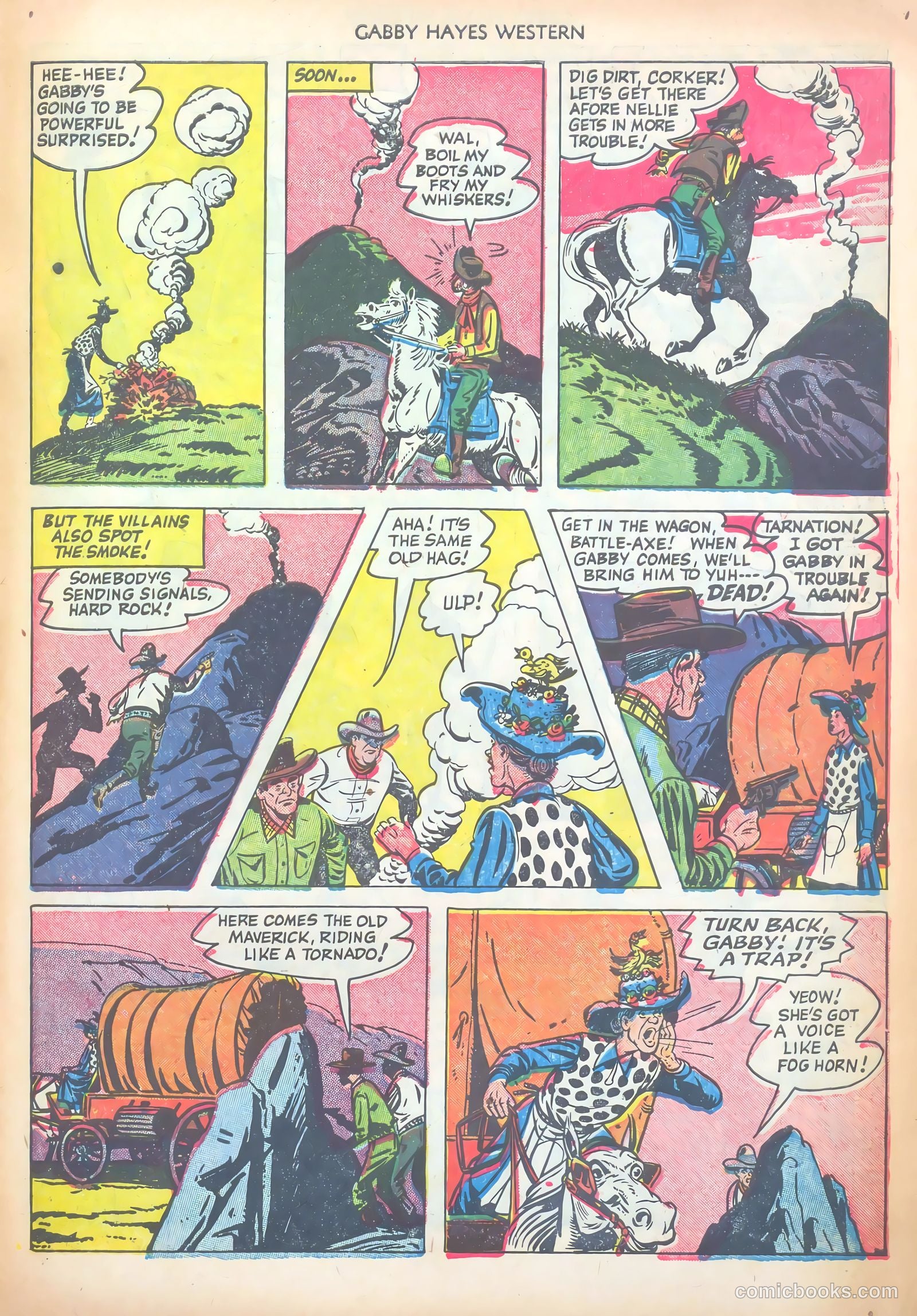 Gabby Hayes Western #38 (1952) — page 31 of 36