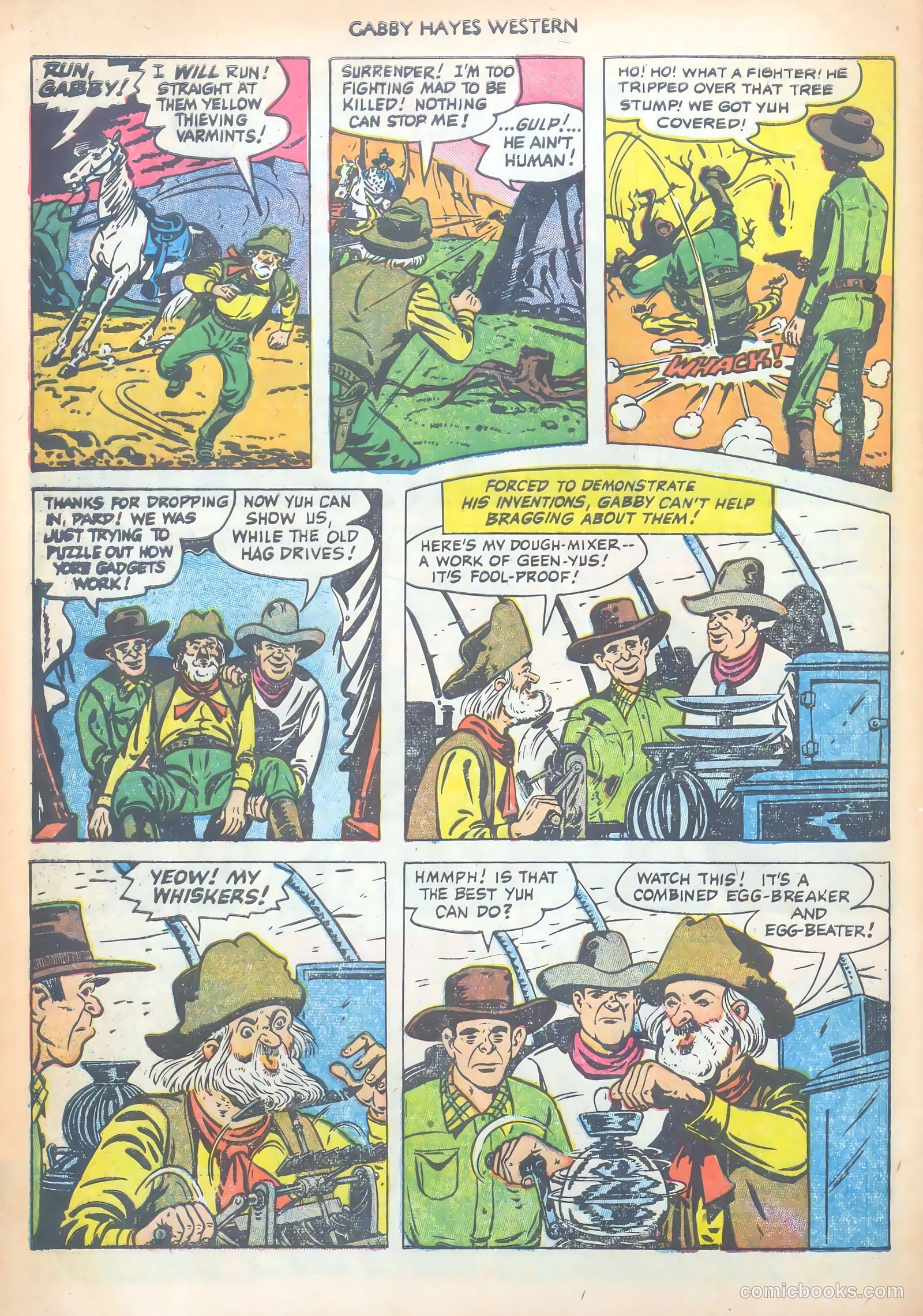 Gabby Hayes Western #38 (1952) — page 32 of 36