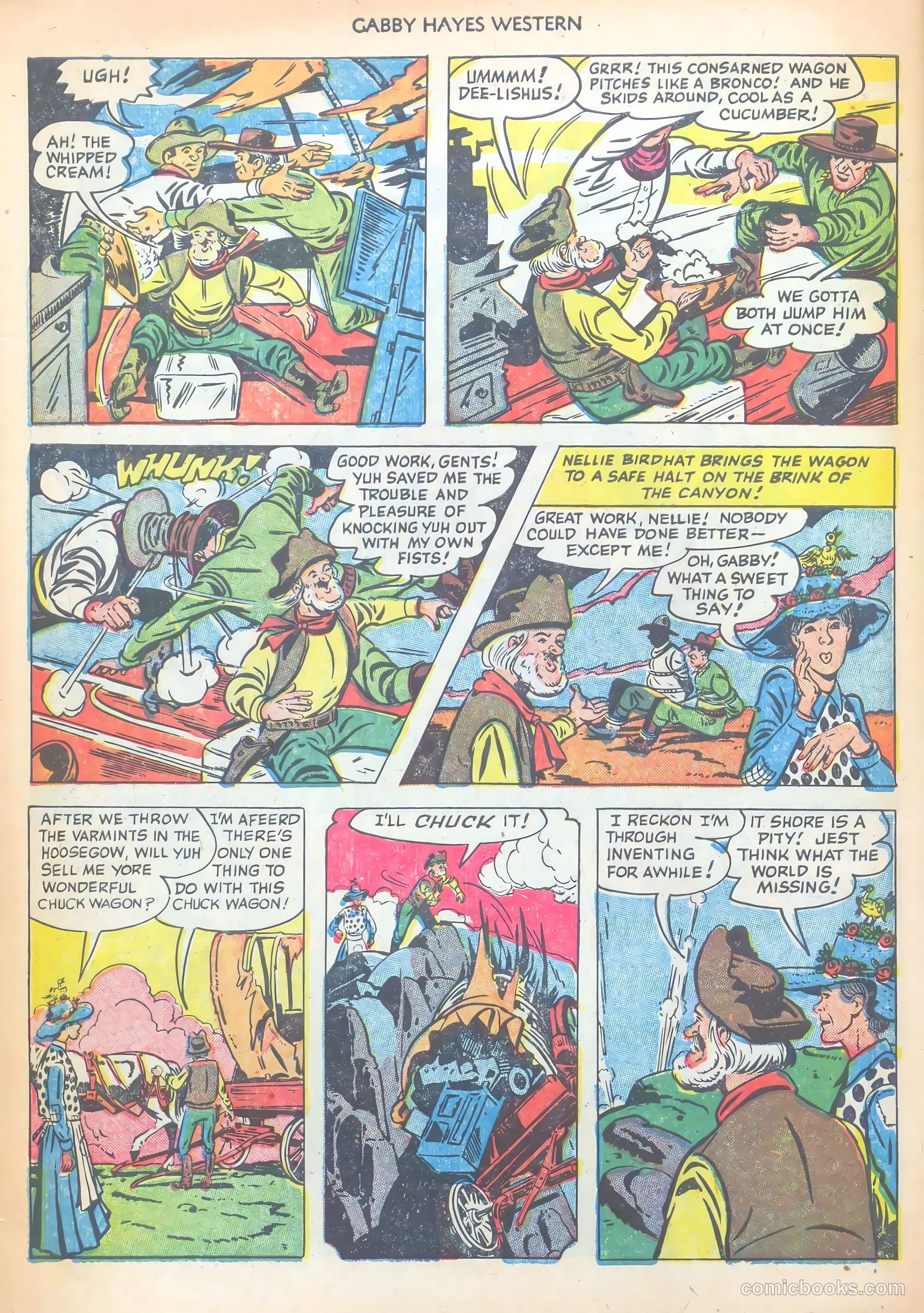 Gabby Hayes Western #38 (1952) — page 34 of 36