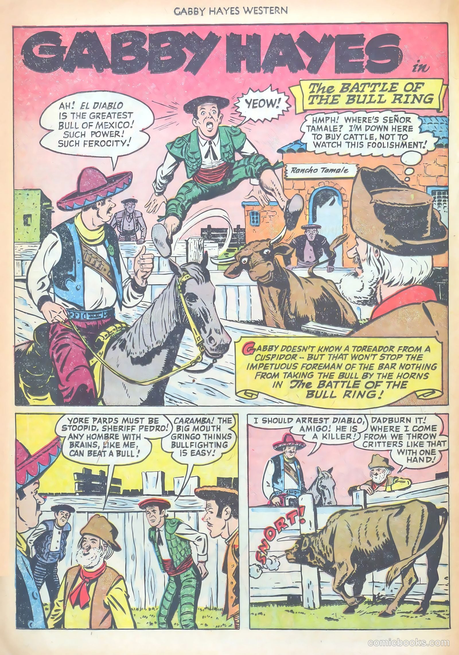 Gabby Hayes Western #39 (1952) — page 16 of 36