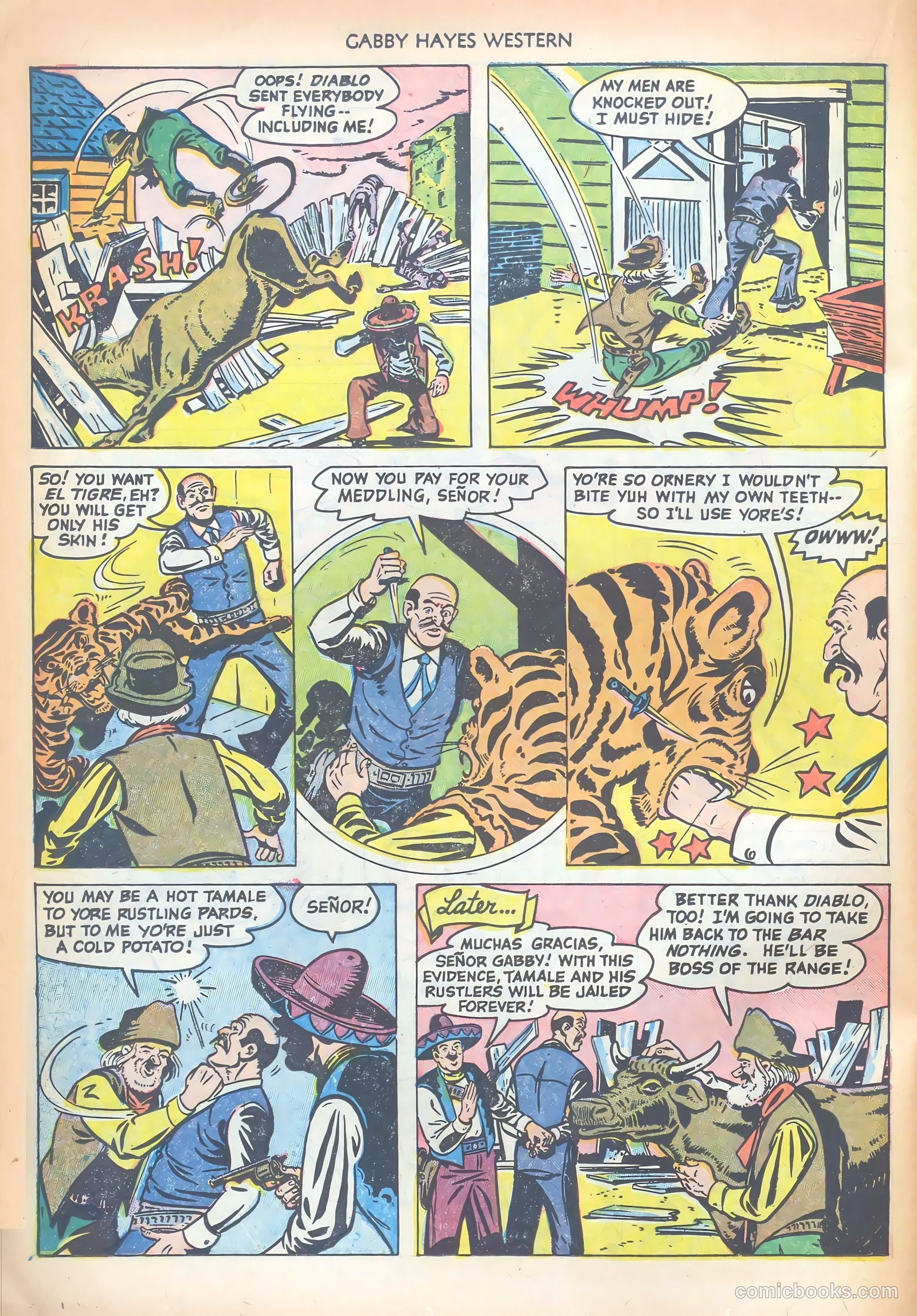 Gabby Hayes Western #39 (1952) — page 22 of 36