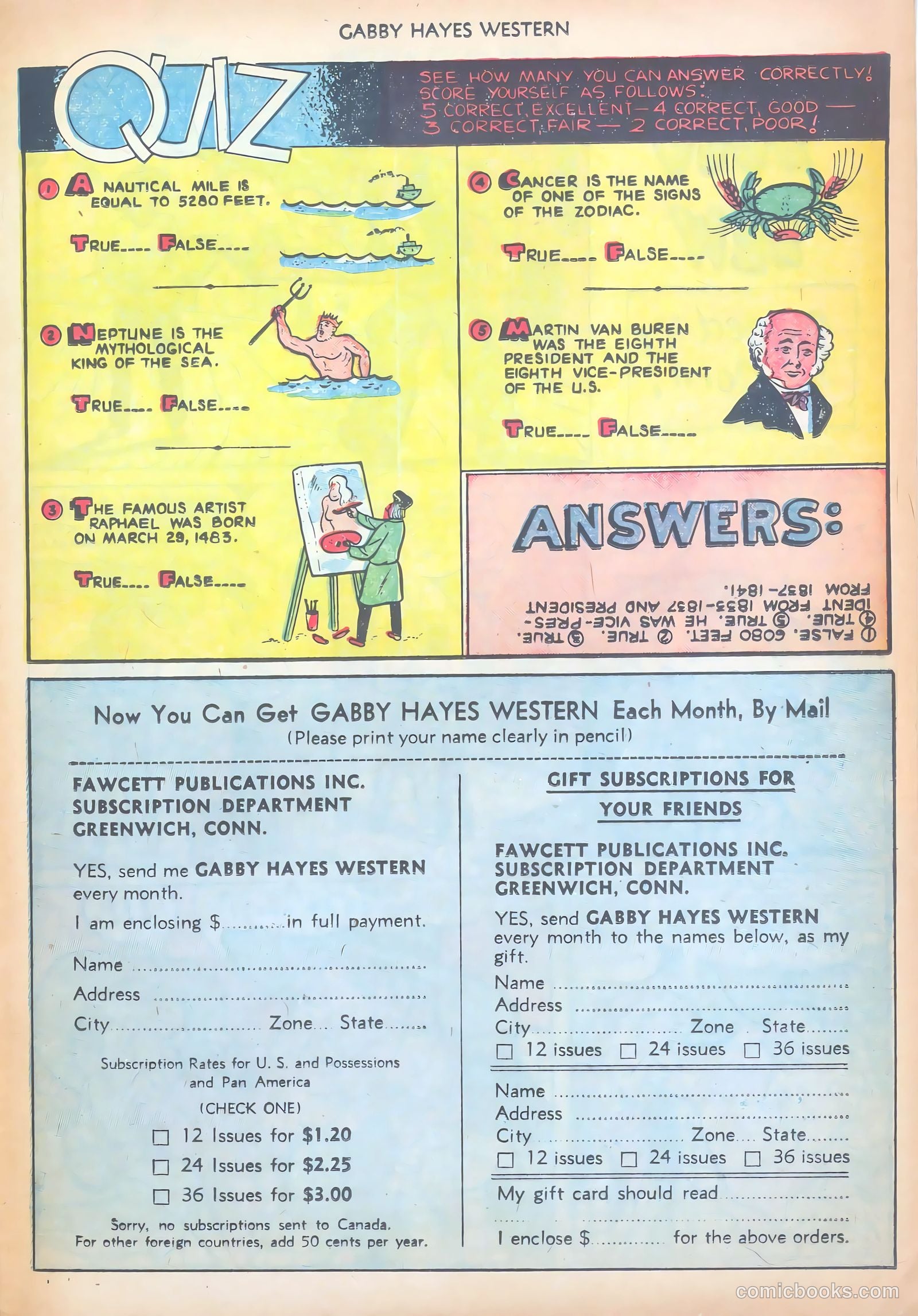 Gabby Hayes Western #39 (1952) — page 25 of 36