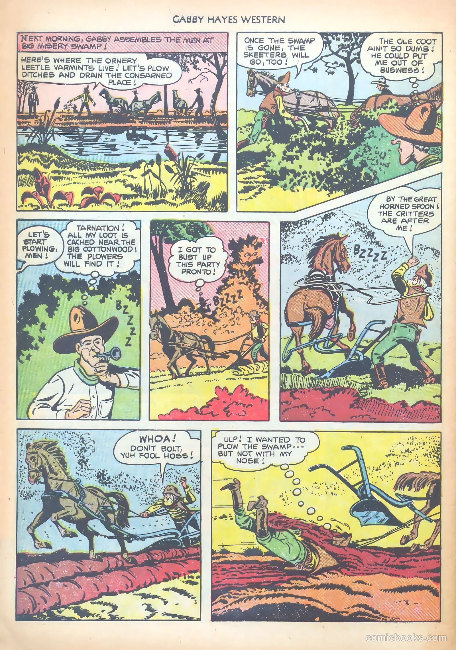 Gabby Hayes Western #39 (1952) — page 32 of 36