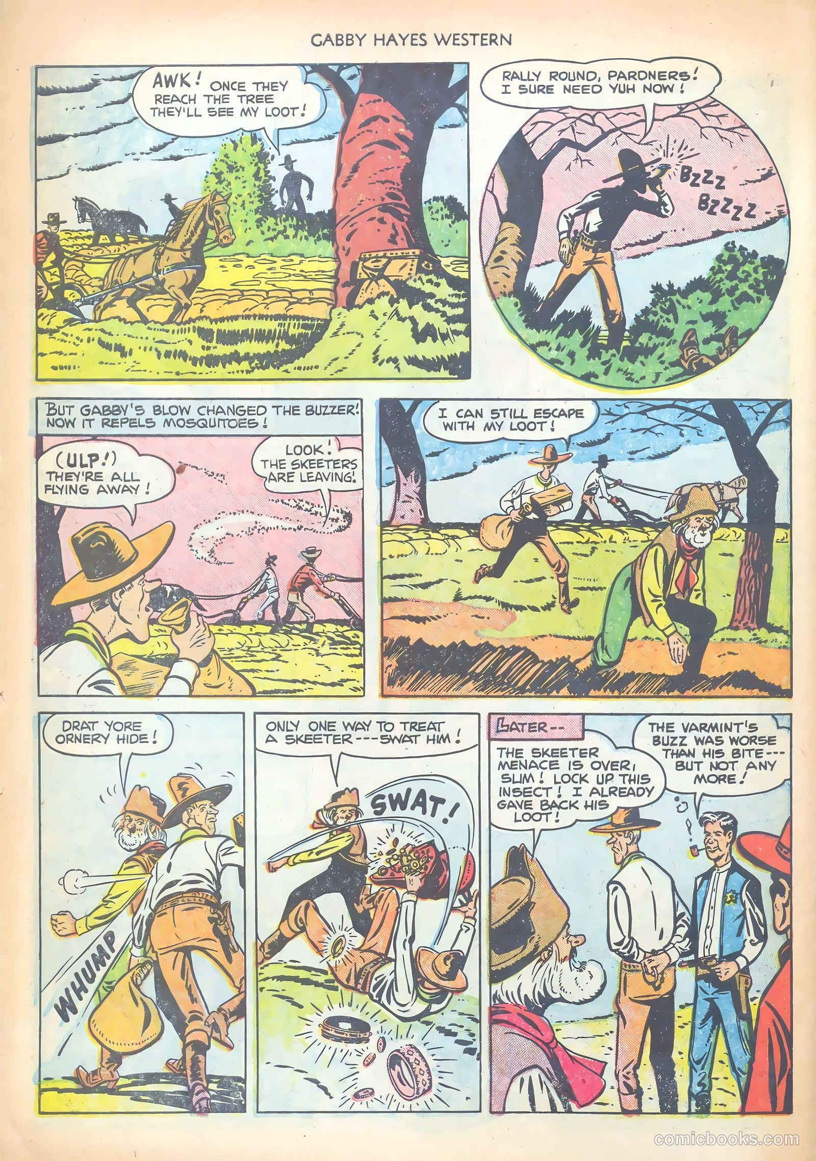 Gabby Hayes Western #39 (1952) — page 34 of 36