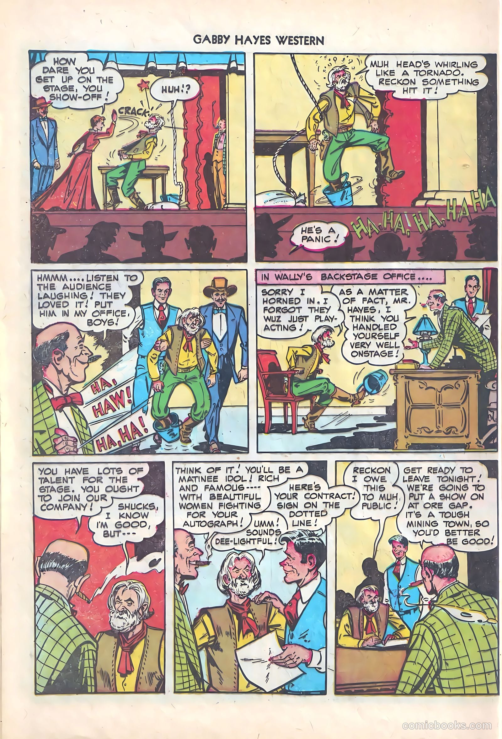 Gabby Hayes Western #4 (1949) — page 16 of 52