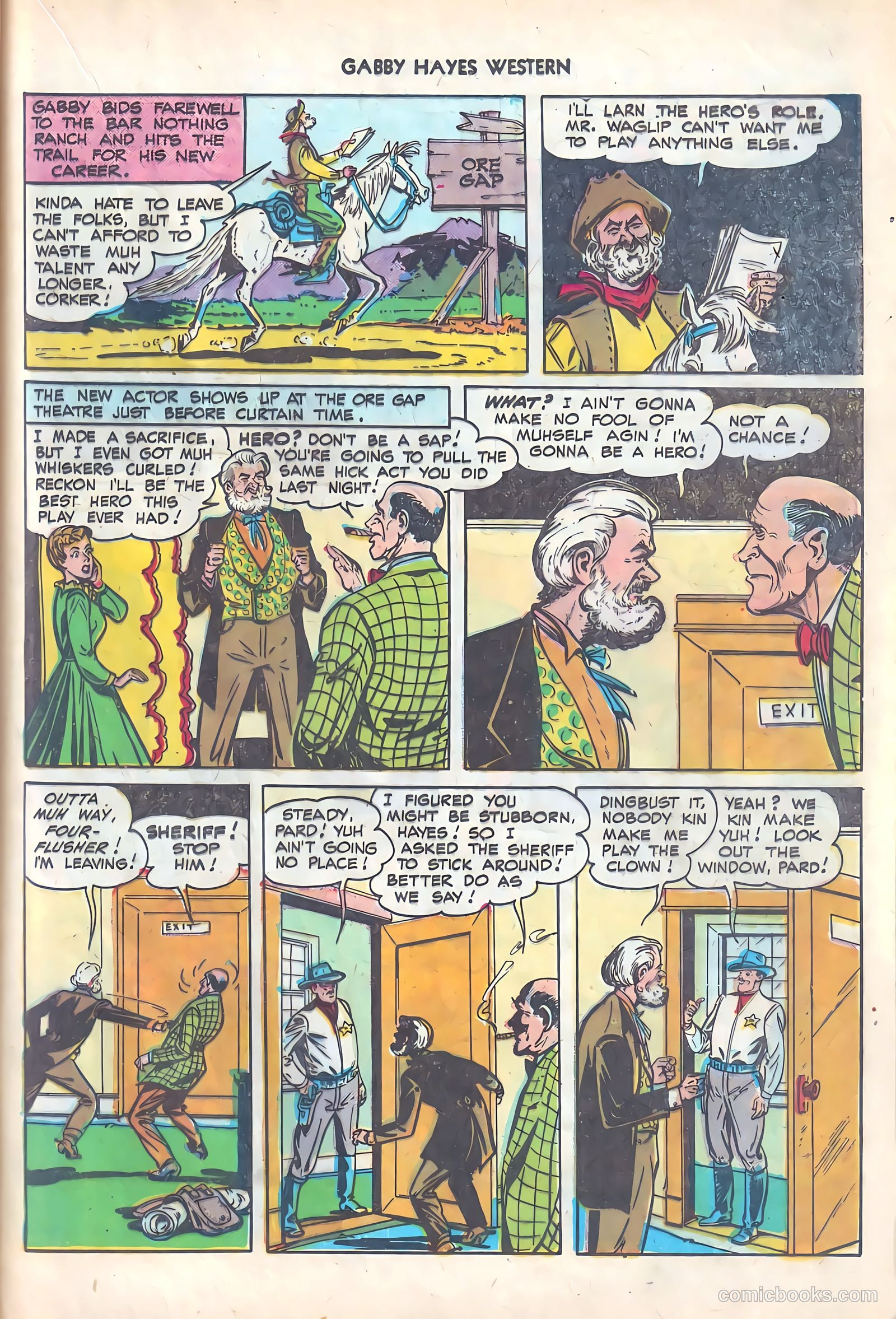 Gabby Hayes Western #4 (1949) — page 17 of 52
