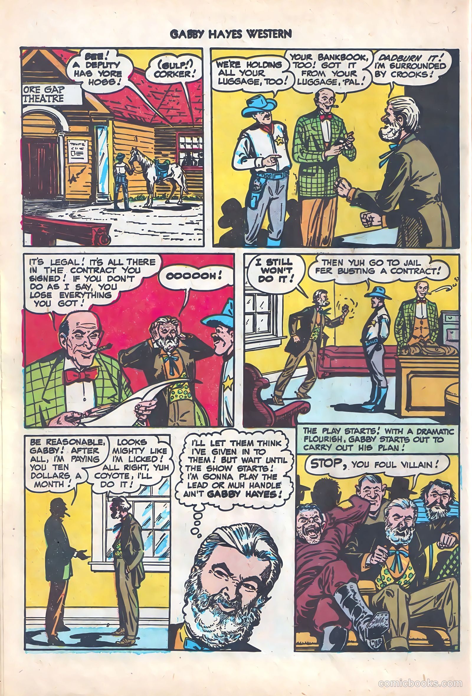 Gabby Hayes Western #4 (1949) — page 18 of 52