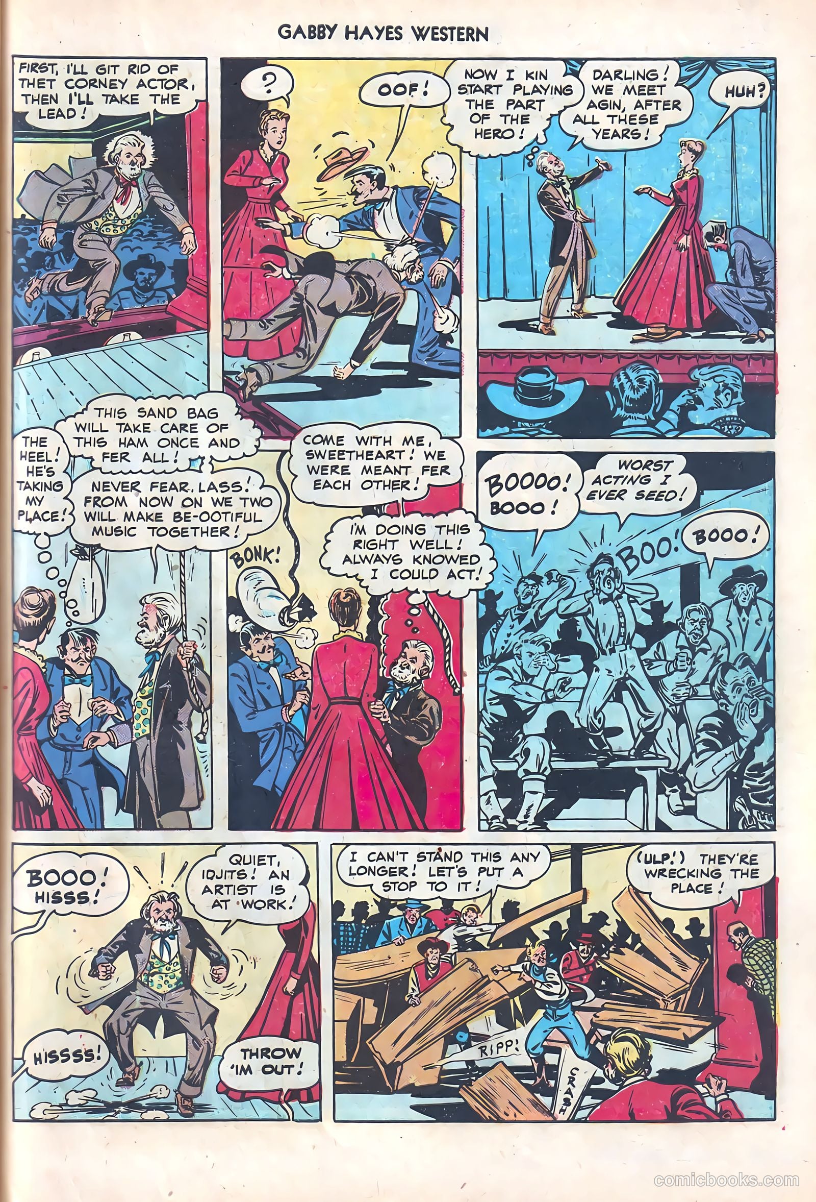 Gabby Hayes Western #4 (1949) — page 19 of 52