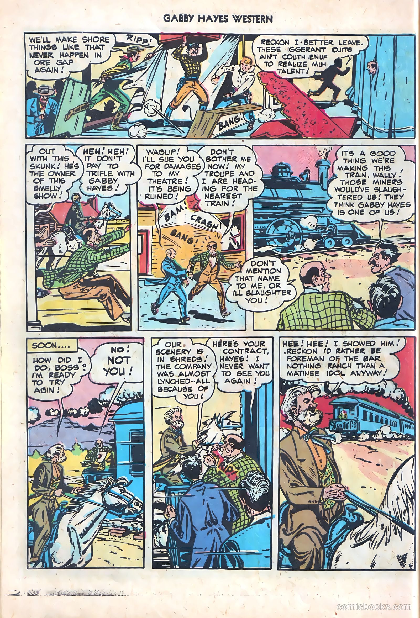 Gabby Hayes Western #4 (1949) — page 20 of 52