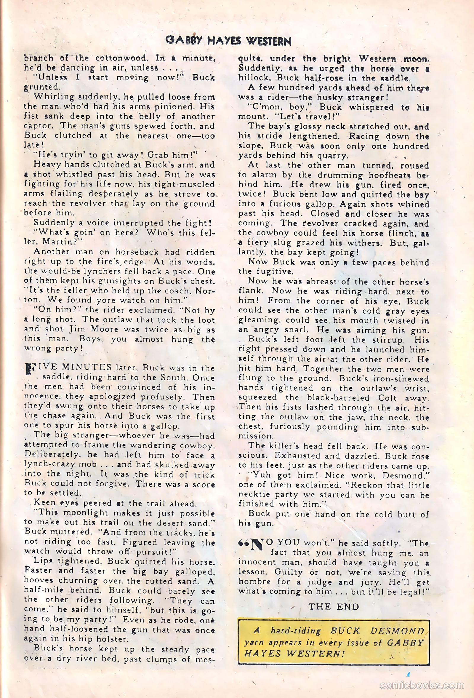 Gabby Hayes Western #4 (1949) — page 23 of 52
