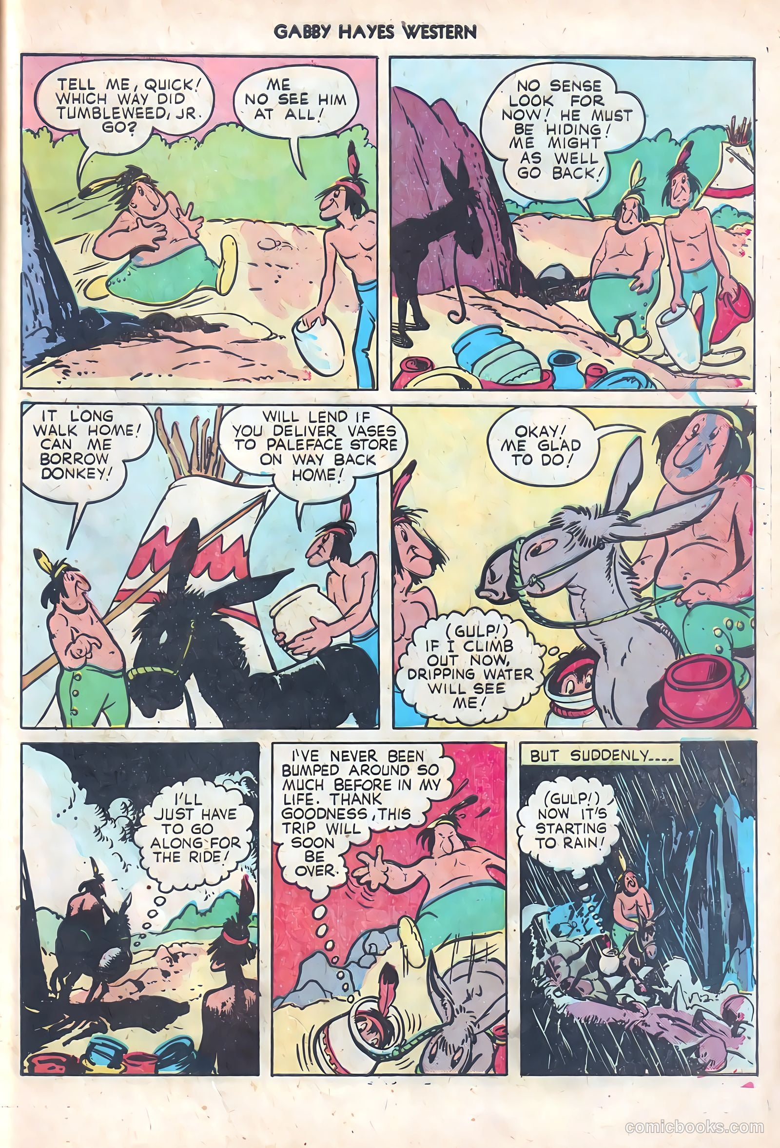 Gabby Hayes Western #4 (1949) — page 33 of 52