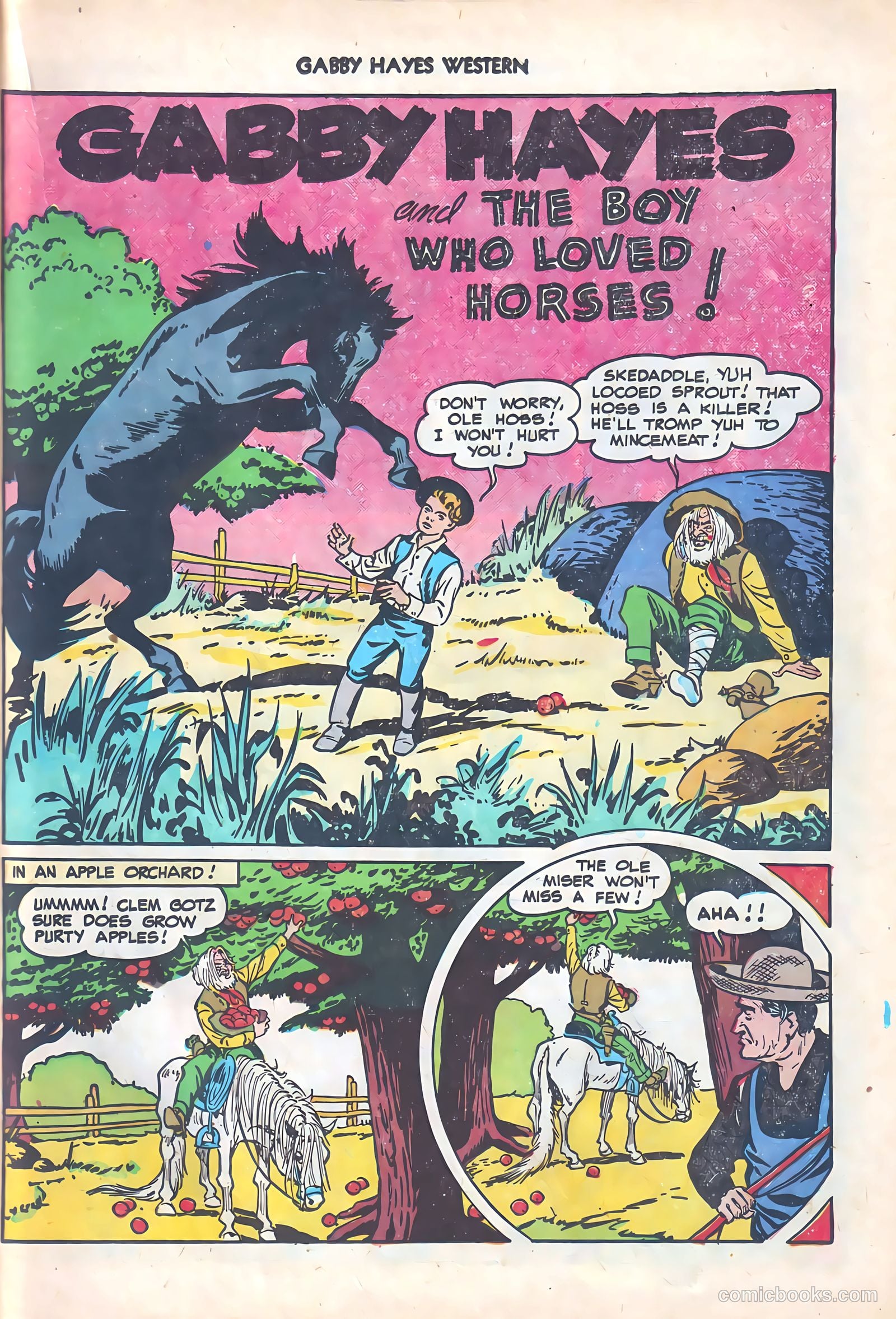 Gabby Hayes Western #4 (1949) — page 35 of 52