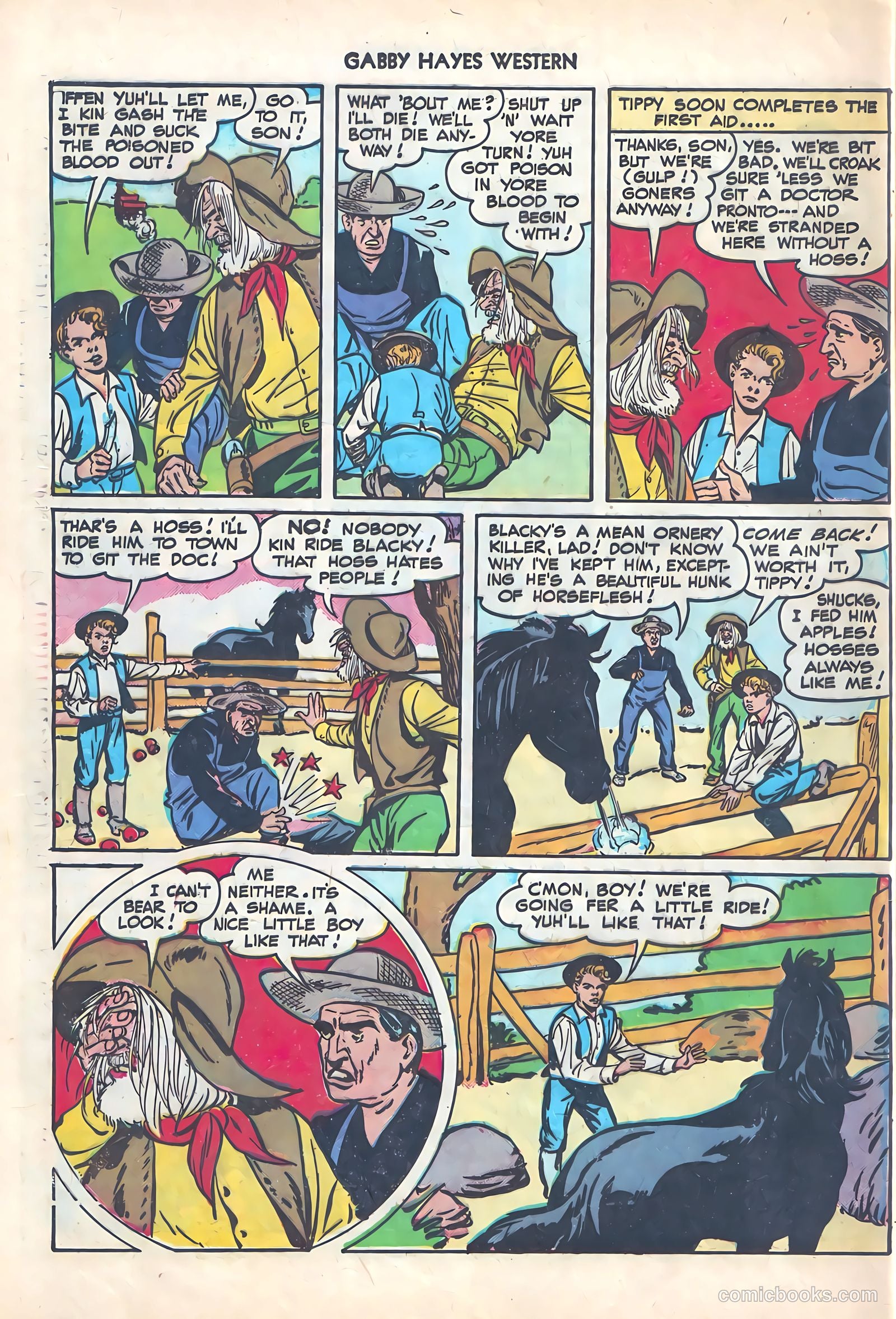 Gabby Hayes Western #4 (1949) — page 40 of 52