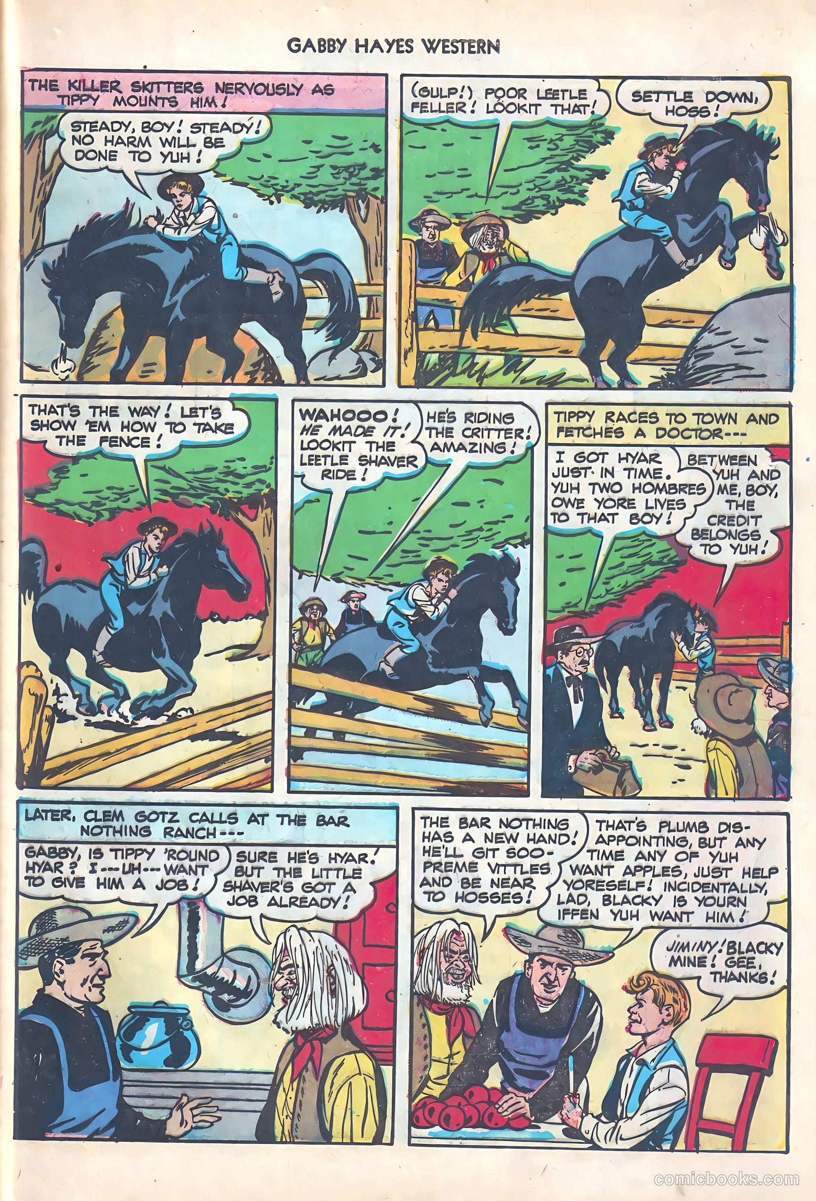 Gabby Hayes Western #4 (1949) — page 41 of 52