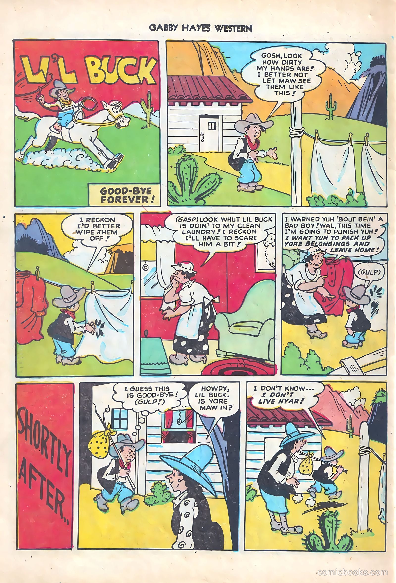 Gabby Hayes Western #4 (1949) — page 42 of 52