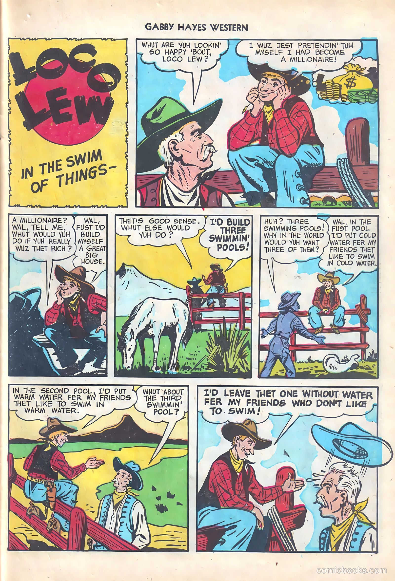 Gabby Hayes Western #4 (1949) — page 43 of 52