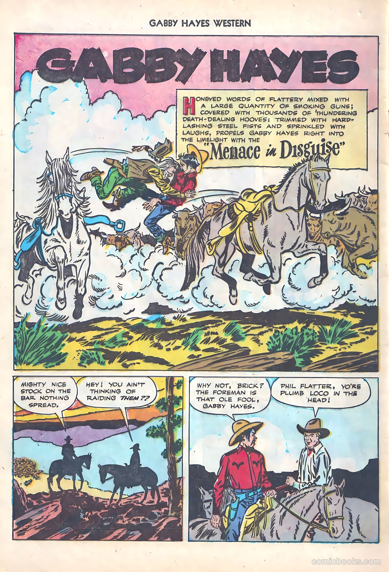 Gabby Hayes Western #4 (1949) — page 44 of 52