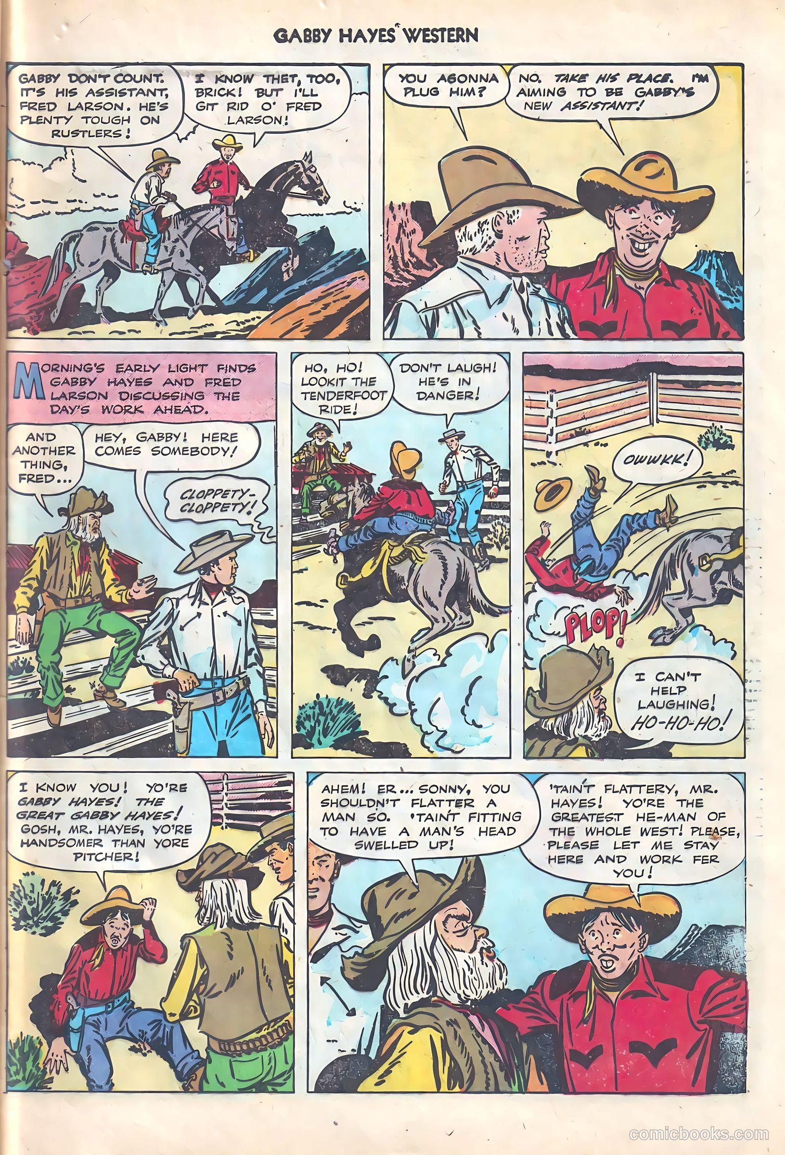Gabby Hayes Western #4 (1949) — page 45 of 52