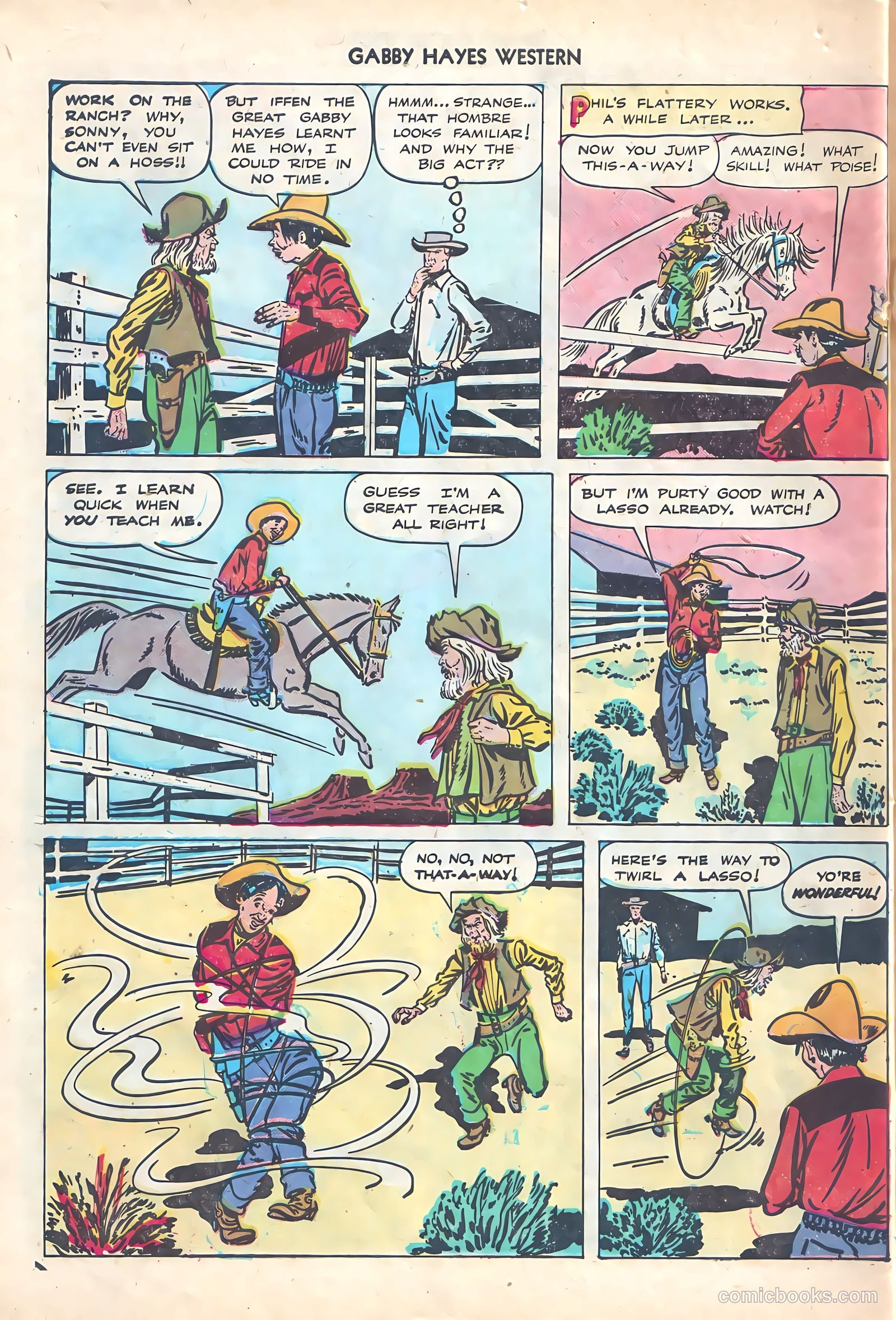 Gabby Hayes Western #4 (1949) — page 46 of 52