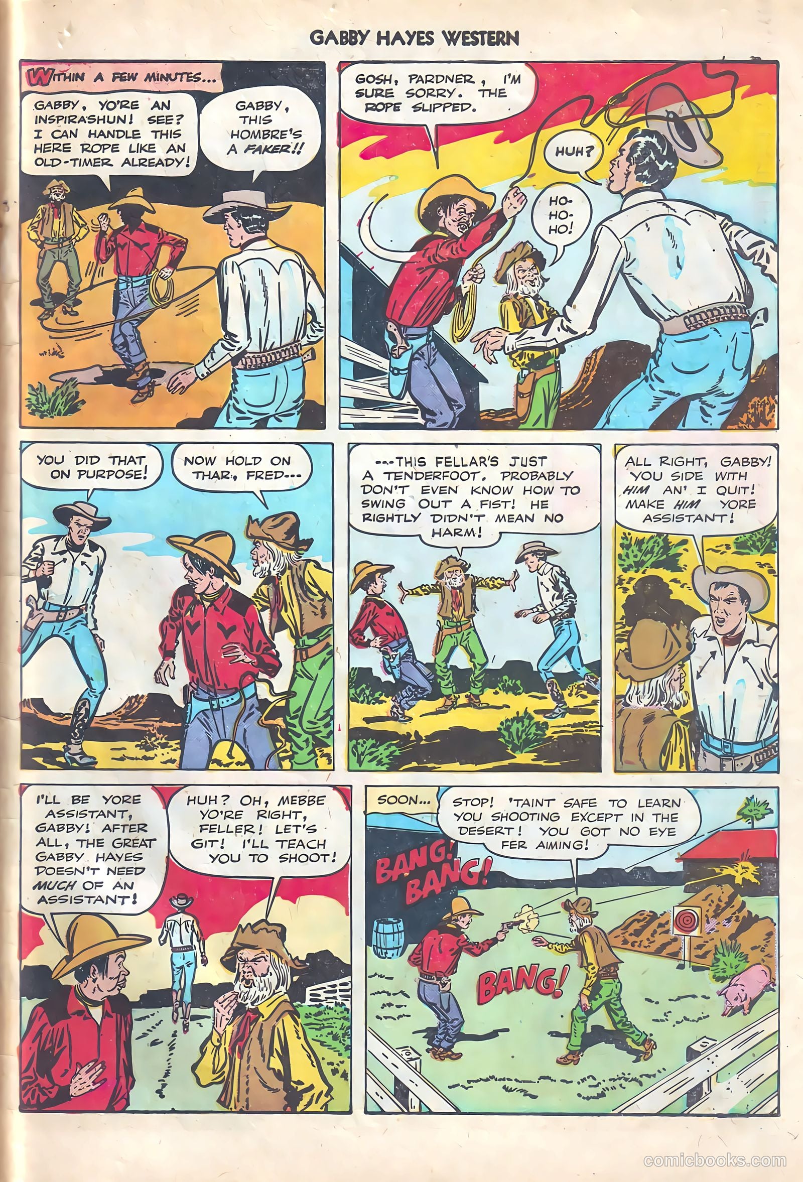 Gabby Hayes Western #4 (1949) — page 47 of 52