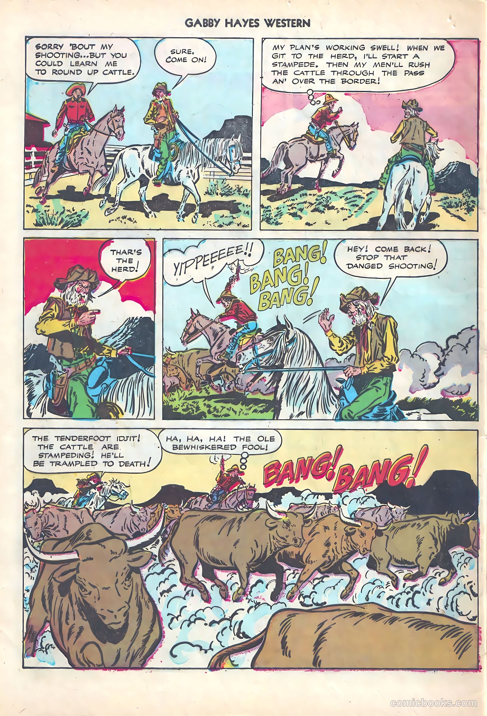 Gabby Hayes Western #4 (1949) — page 48 of 52
