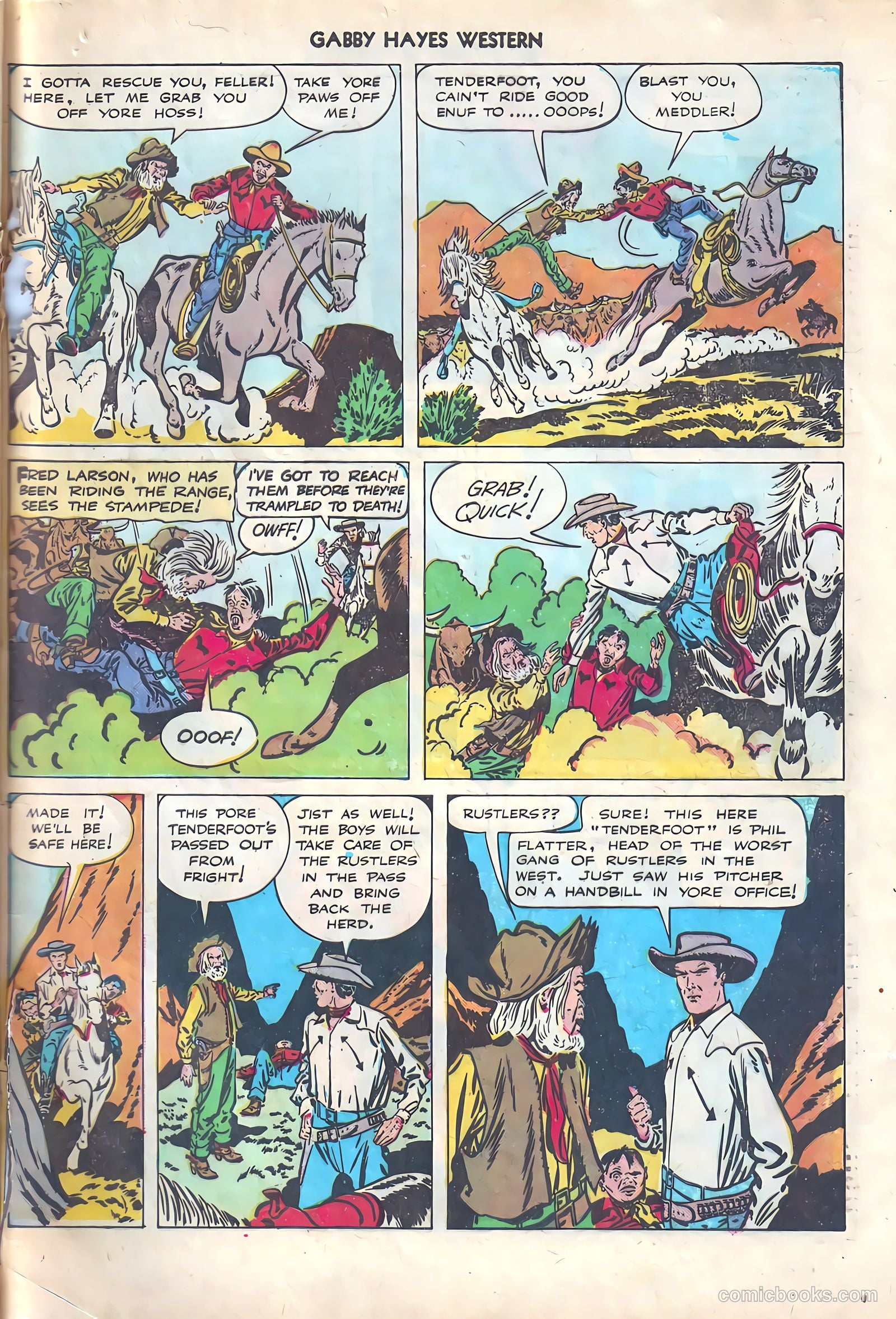 Gabby Hayes Western #4 (1949) — page 49 of 52