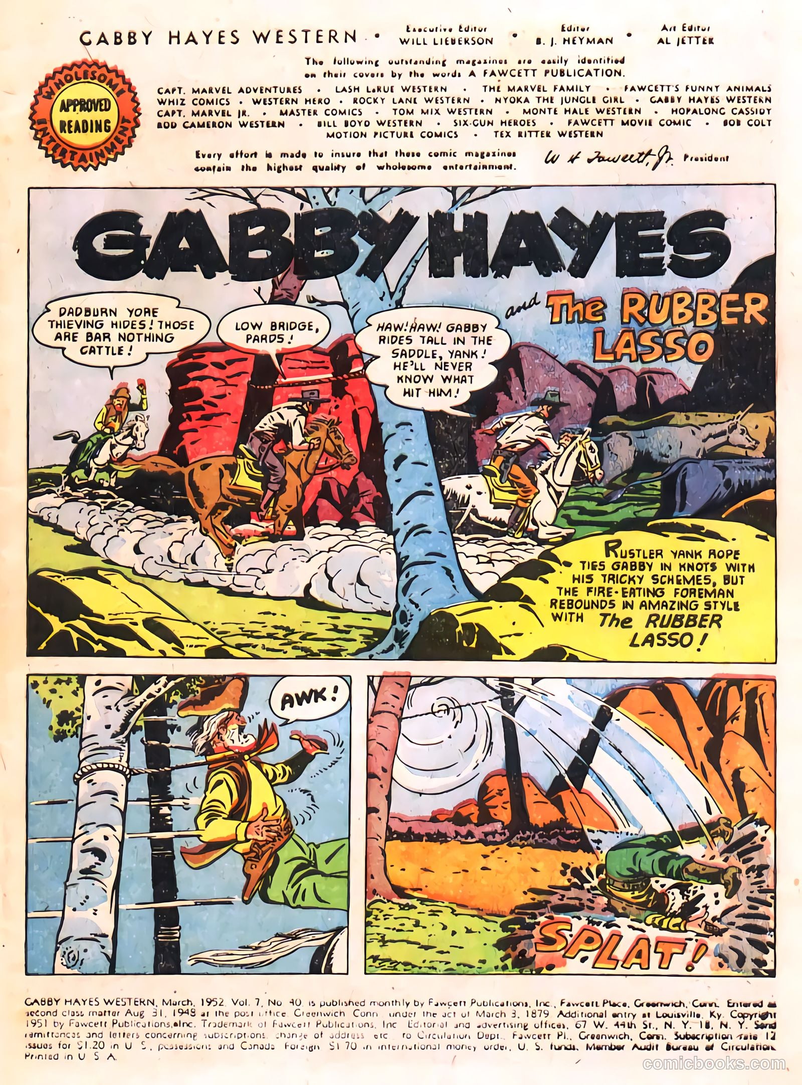 Gabby Hayes Western #40 (1952) — page 2 of 34