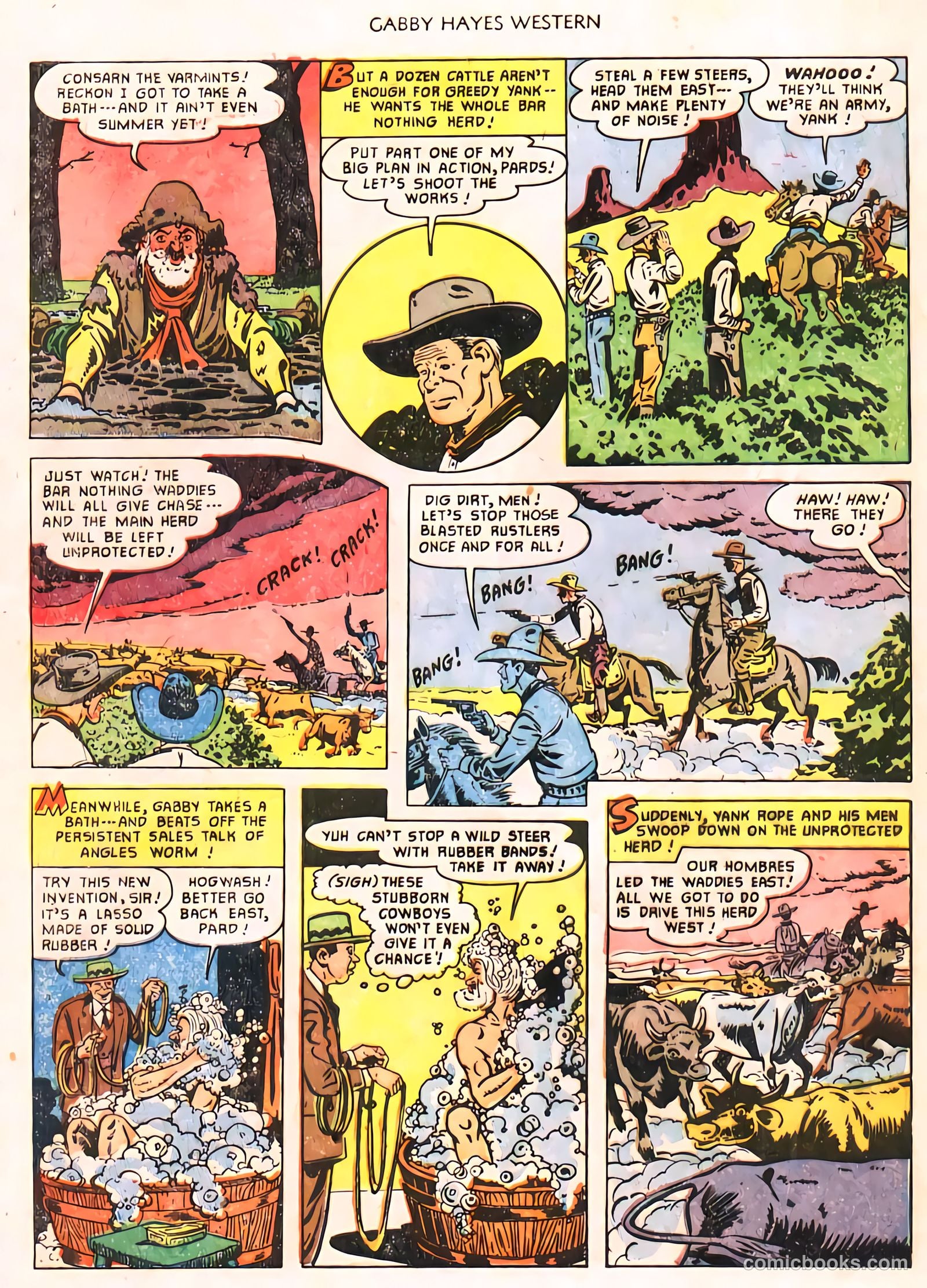 Gabby Hayes Western #40 (1952) — page 3 of 34