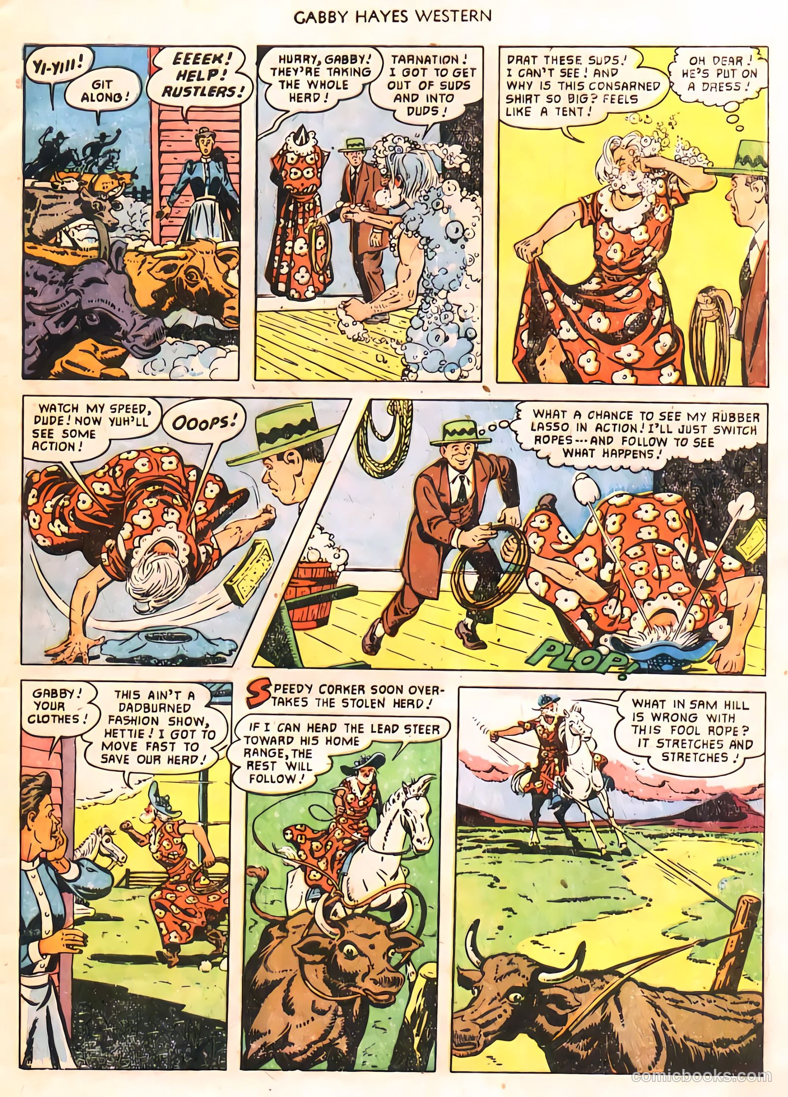 Gabby Hayes Western #40 (1952) — page 4 of 34