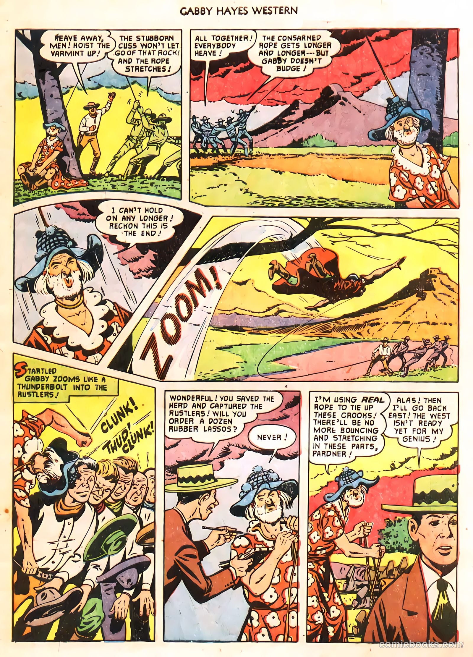 Gabby Hayes Western #40 (1952) — page 8 of 34