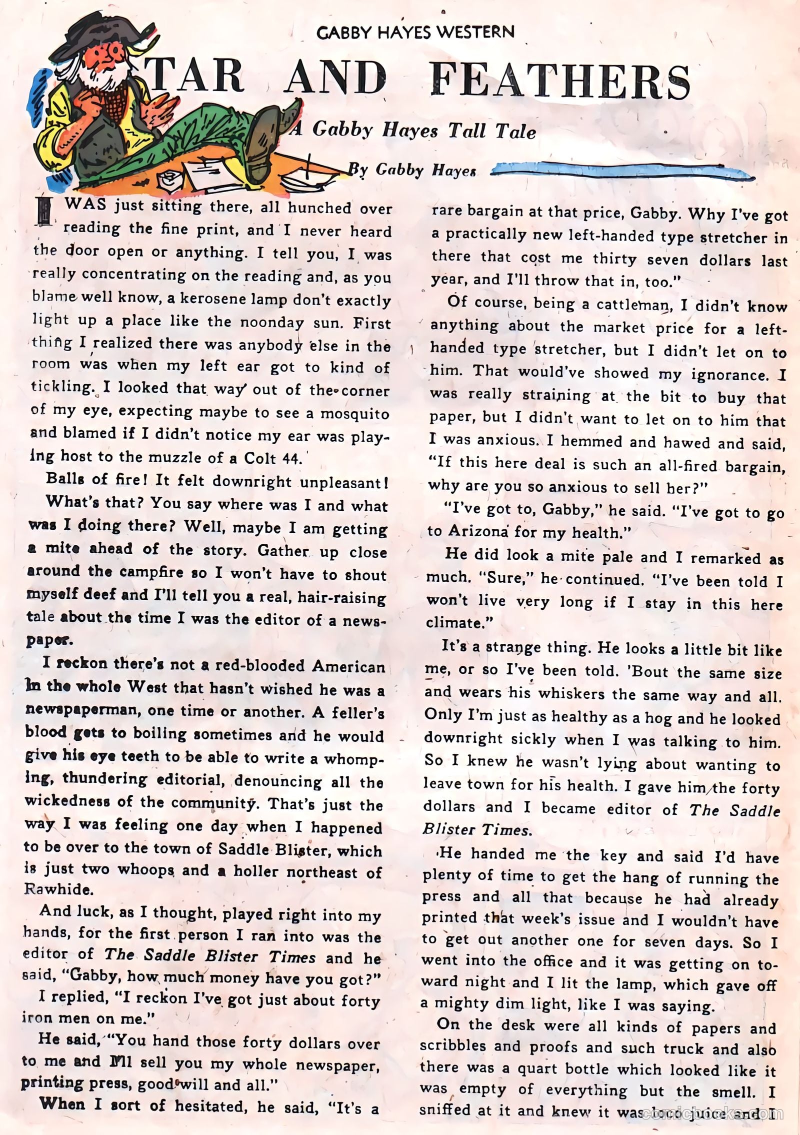 Gabby Hayes Western #40 (1952) — page 23 of 34