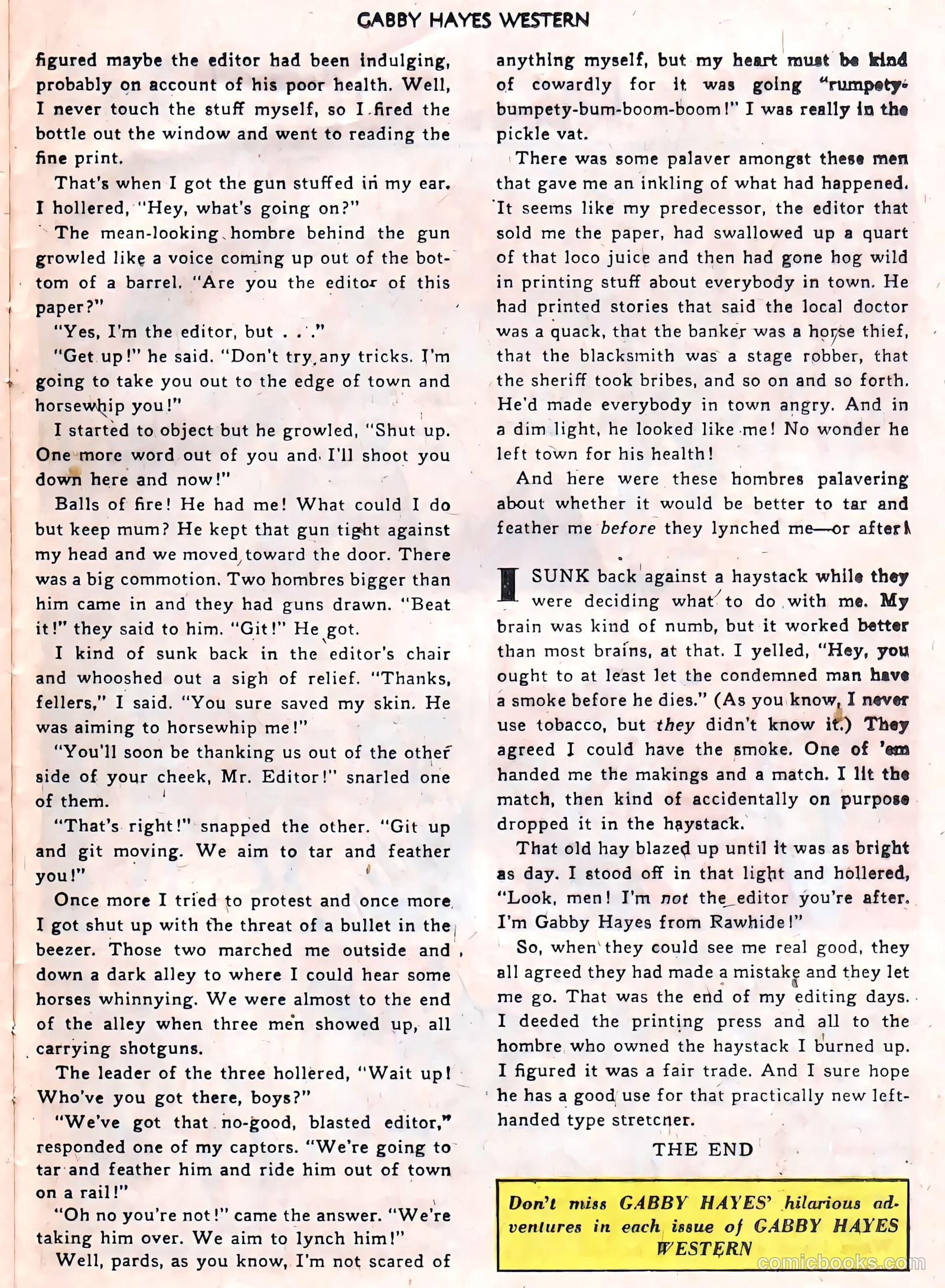 Gabby Hayes Western #40 (1952) — page 24 of 34