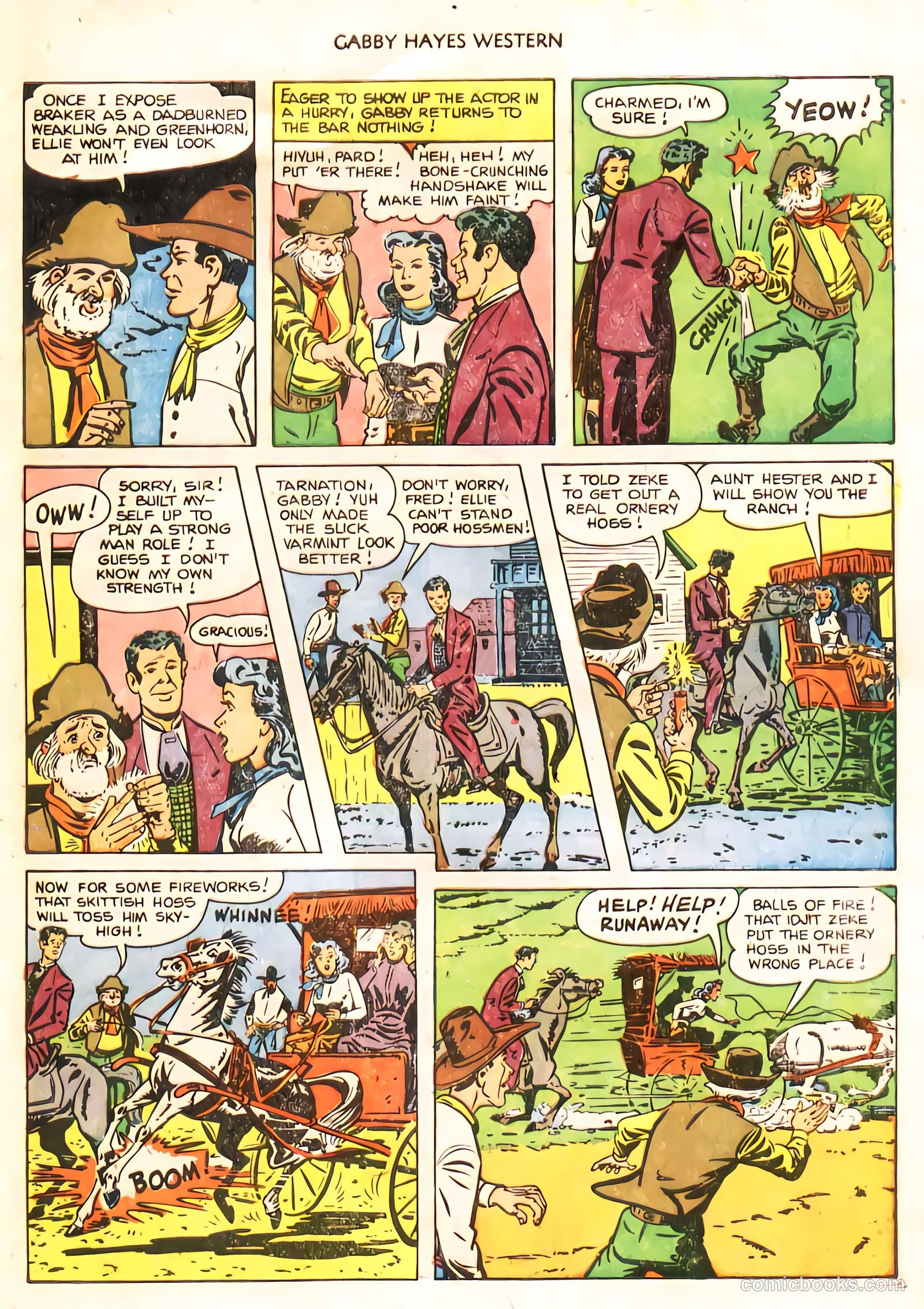 Gabby Hayes Western #40 (1952) — page 28 of 34