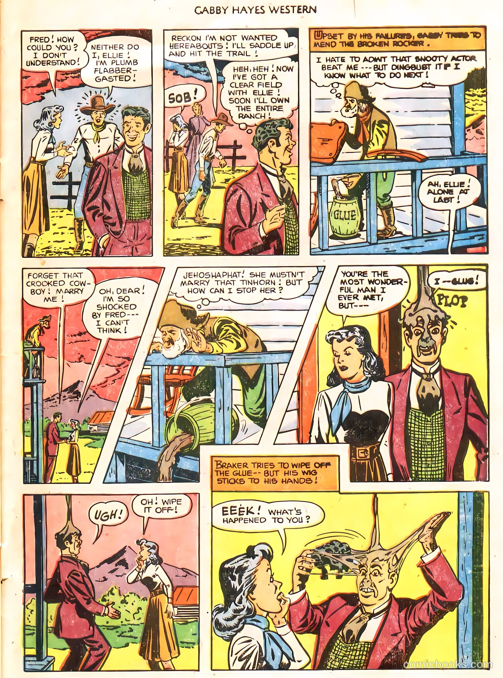 Gabby Hayes Western #40 (1952) — page 32 of 34