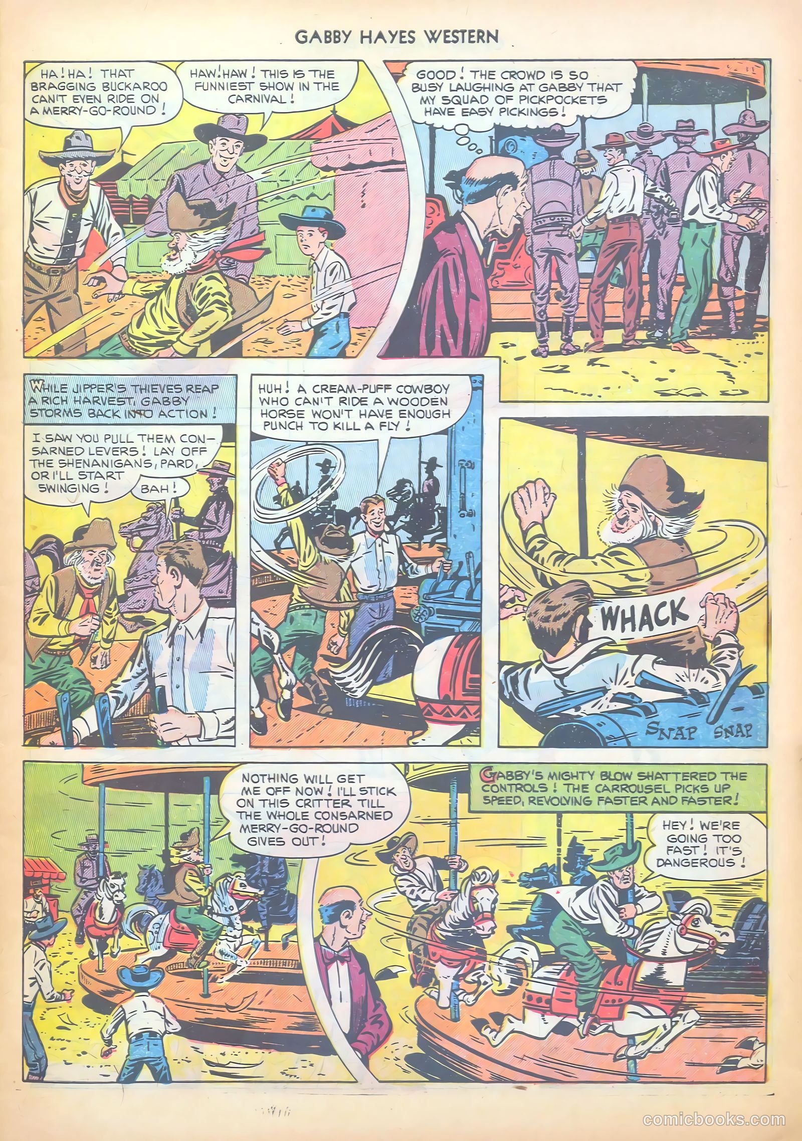 Gabby Hayes Western #41 (1952) — page 7 of 36