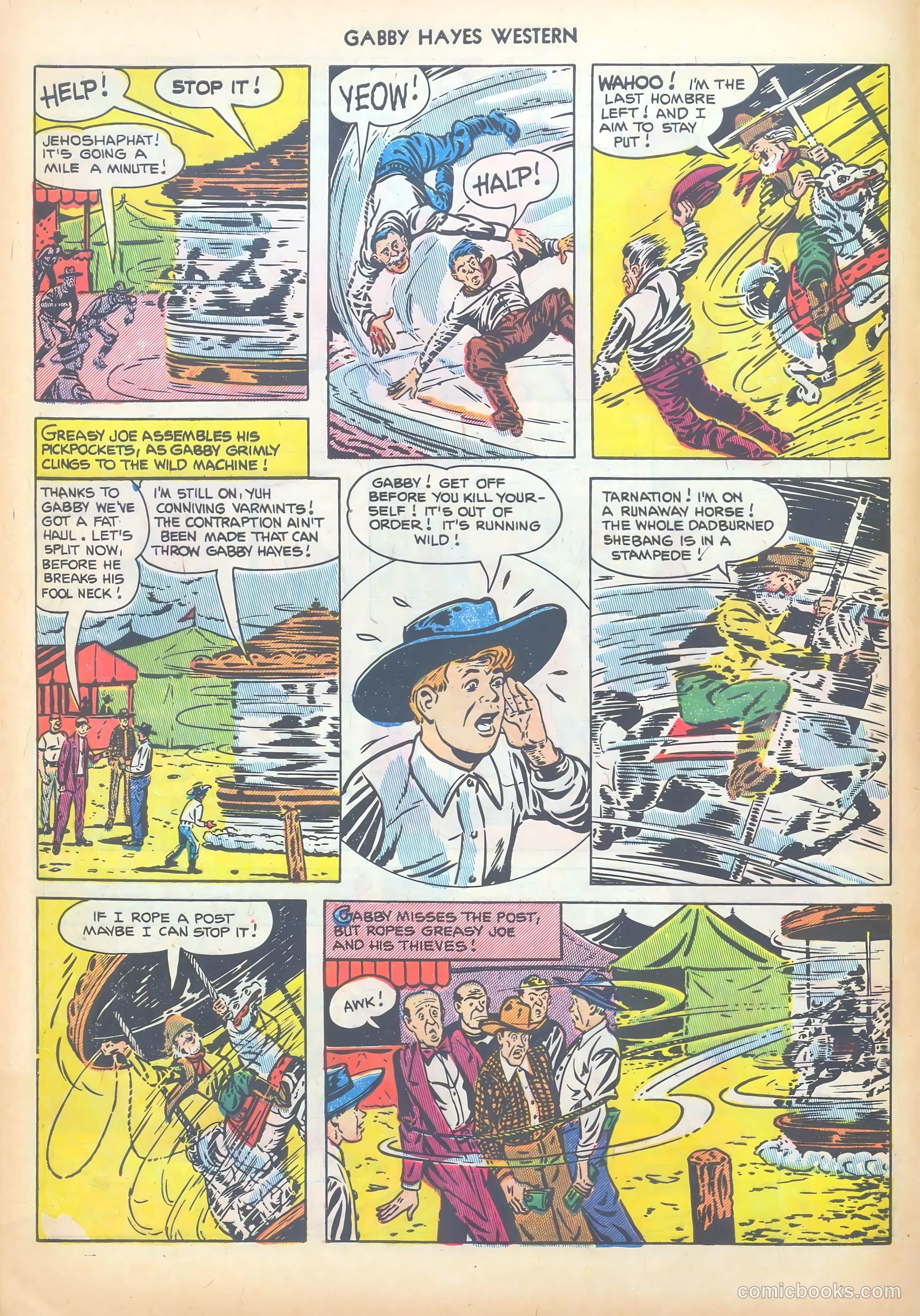 Gabby Hayes Western #41 (1952) — page 8 of 36