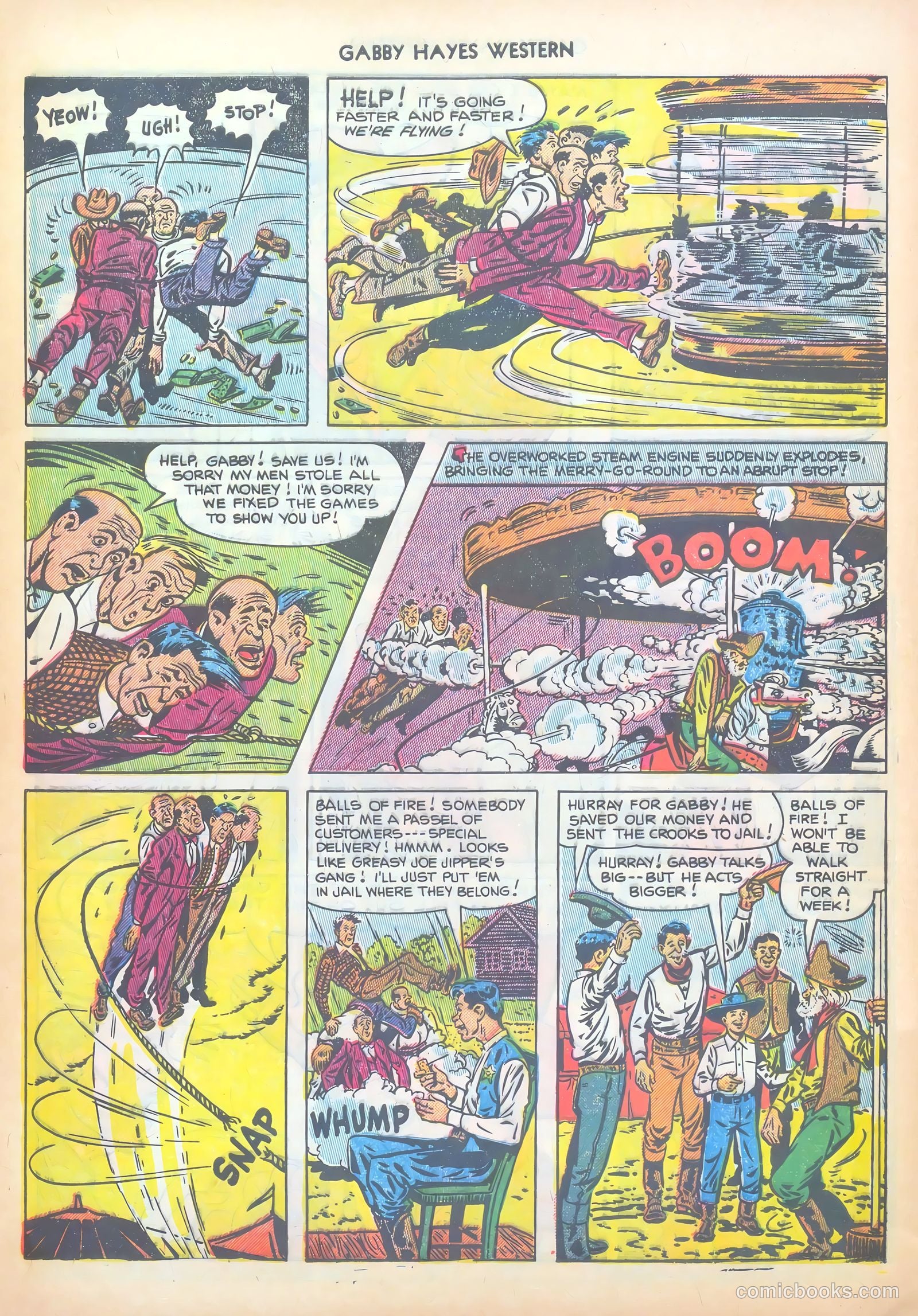 Gabby Hayes Western #41 (1952) — page 9 of 36