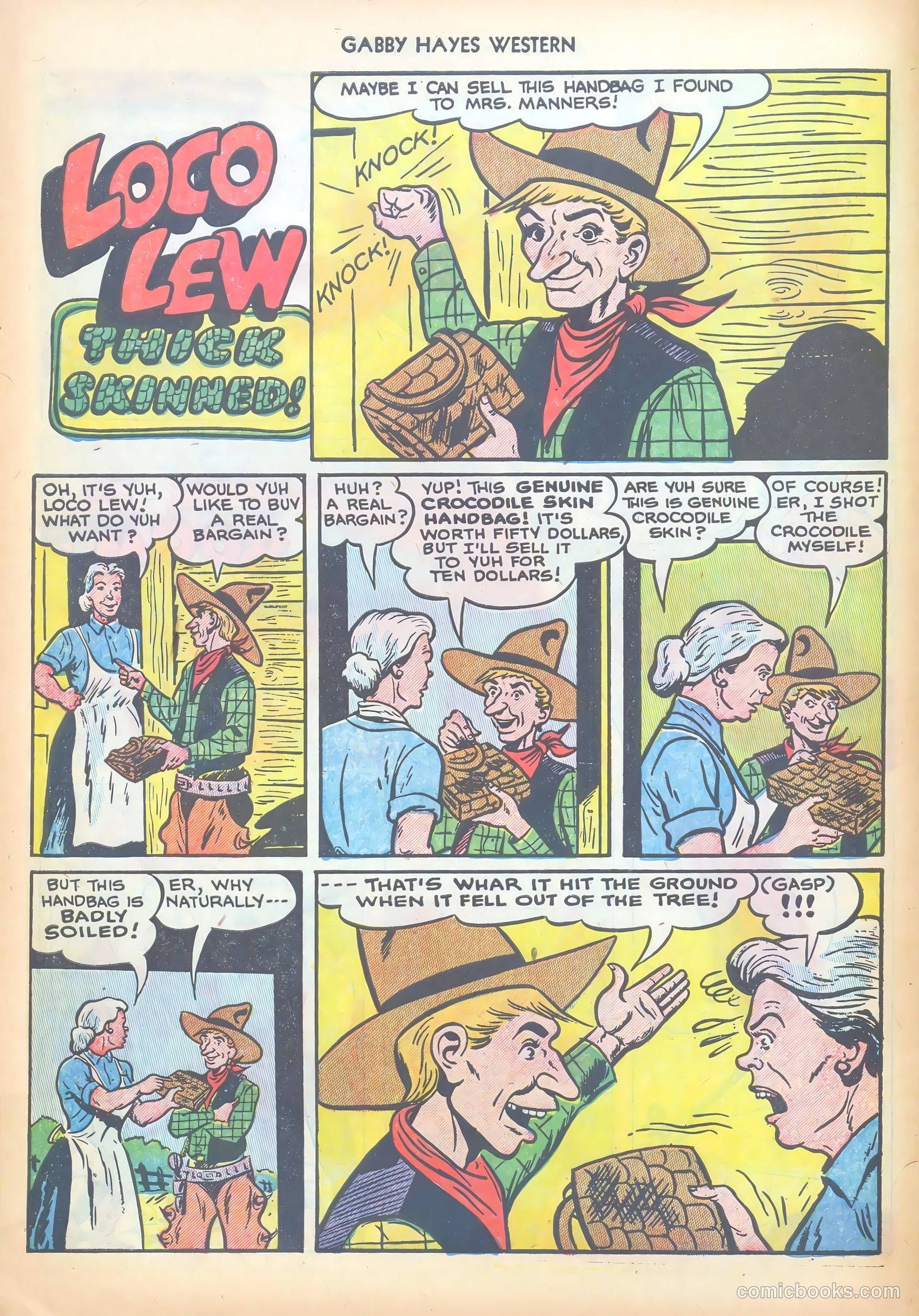 Gabby Hayes Western #41 (1952) — page 10 of 36