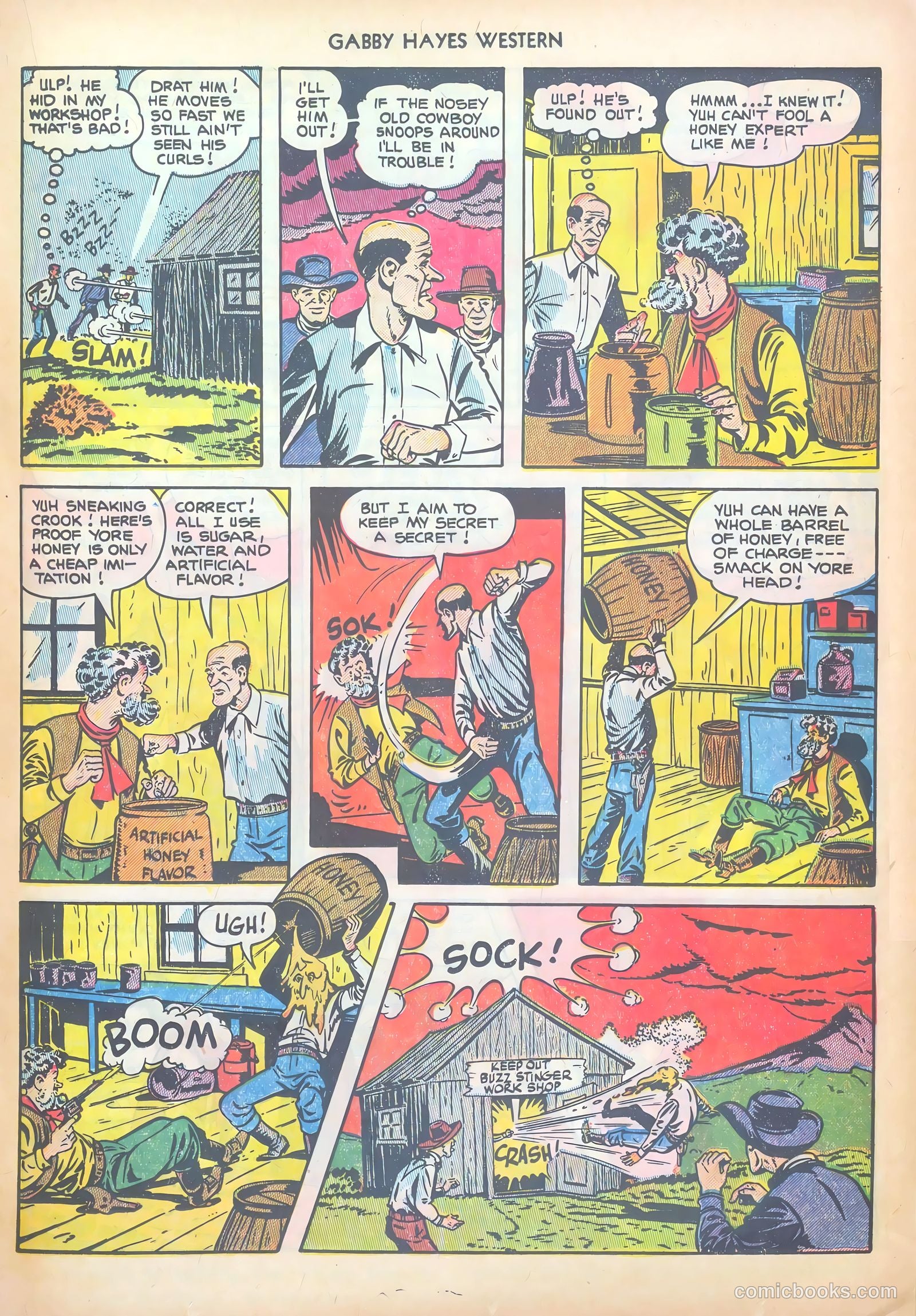 Gabby Hayes Western #41 (1952) — page 21 of 36