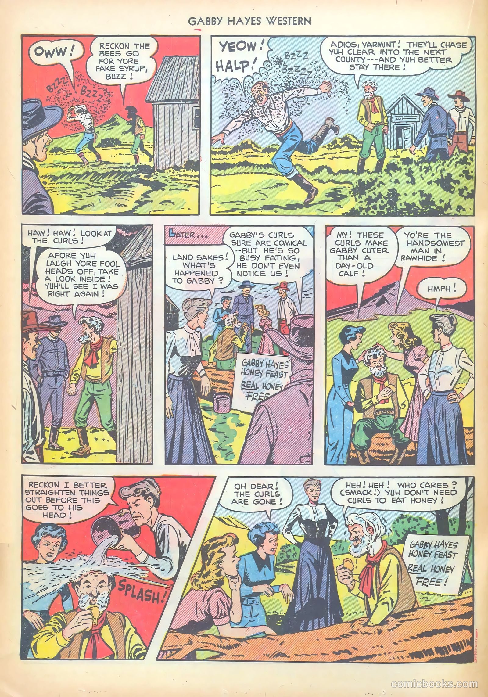 Gabby Hayes Western #41 (1952) — page 22 of 36