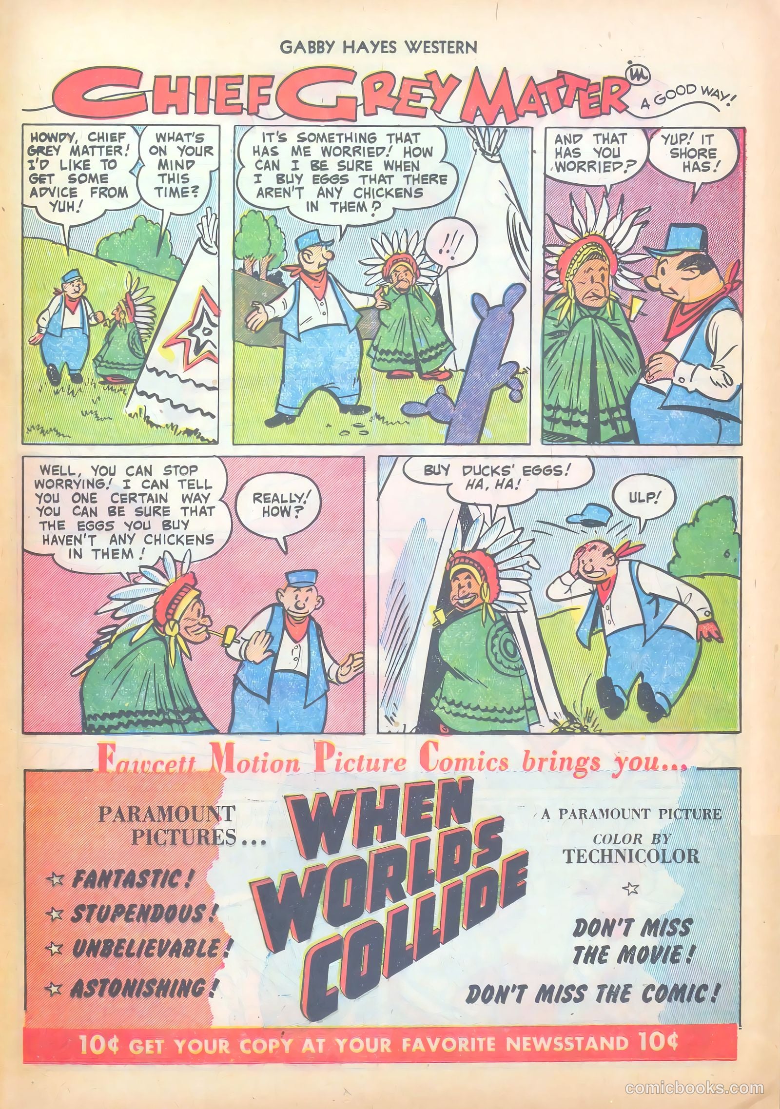 Gabby Hayes Western #41 (1952) — page 25 of 36