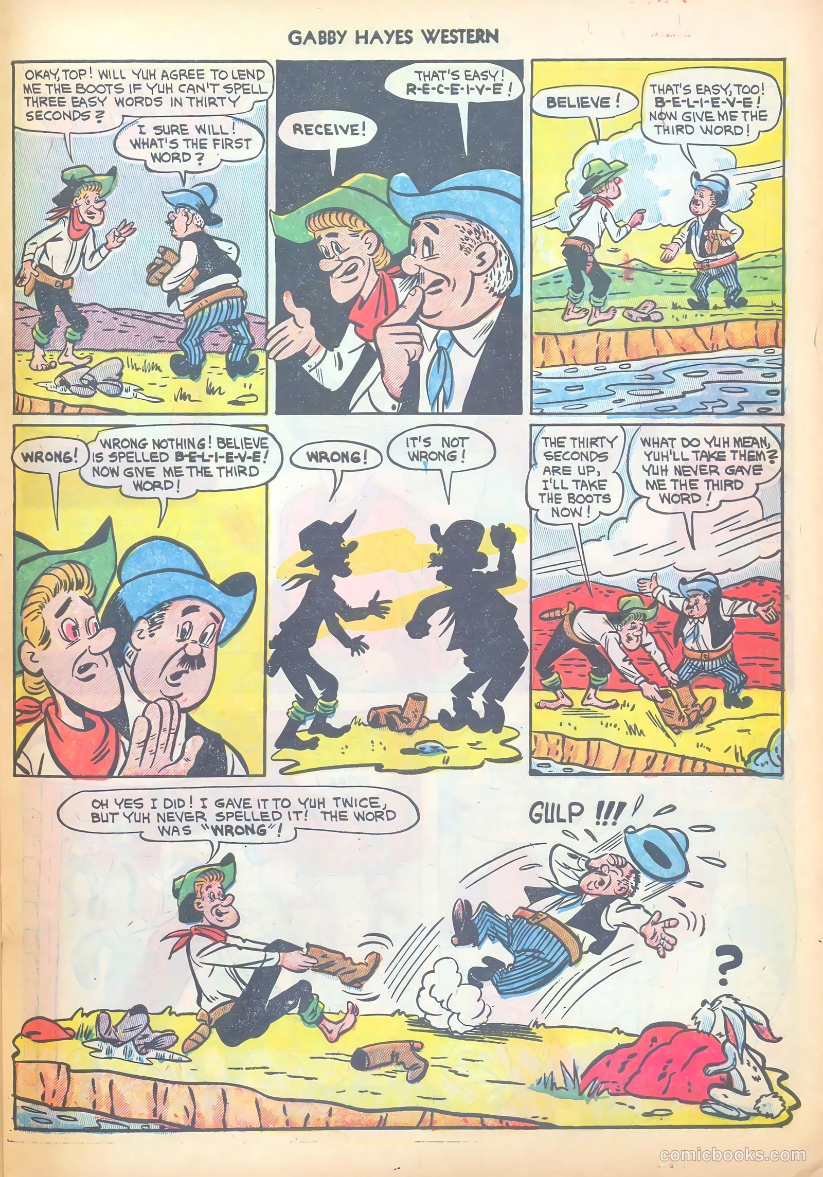 Gabby Hayes Western #41 (1952) — page 27 of 36