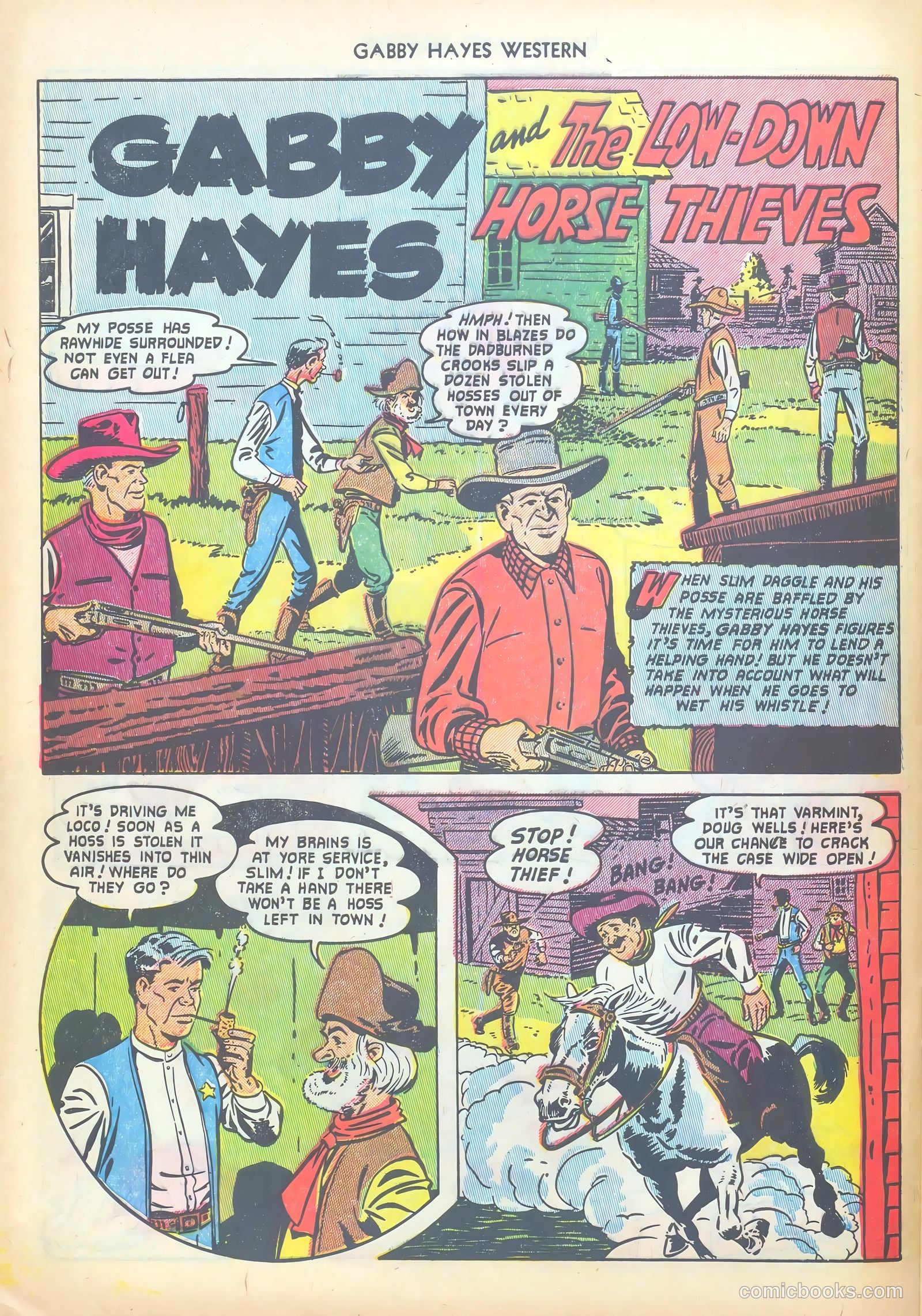 Gabby Hayes Western #41 (1952) — page 28 of 36