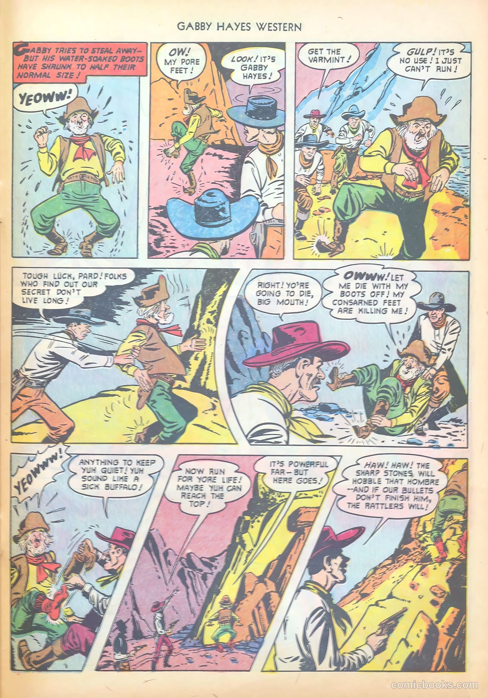 Gabby Hayes Western #41 (1952) — page 31 of 36