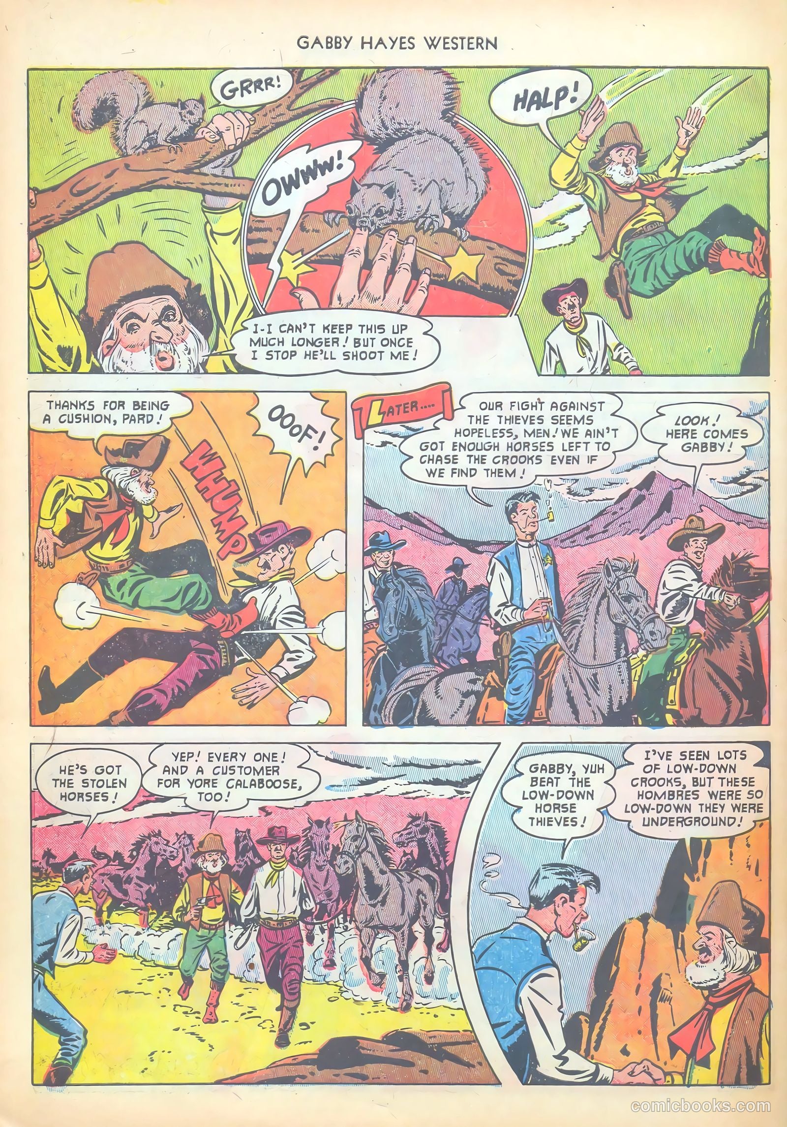 Gabby Hayes Western #41 (1952) — page 34 of 36