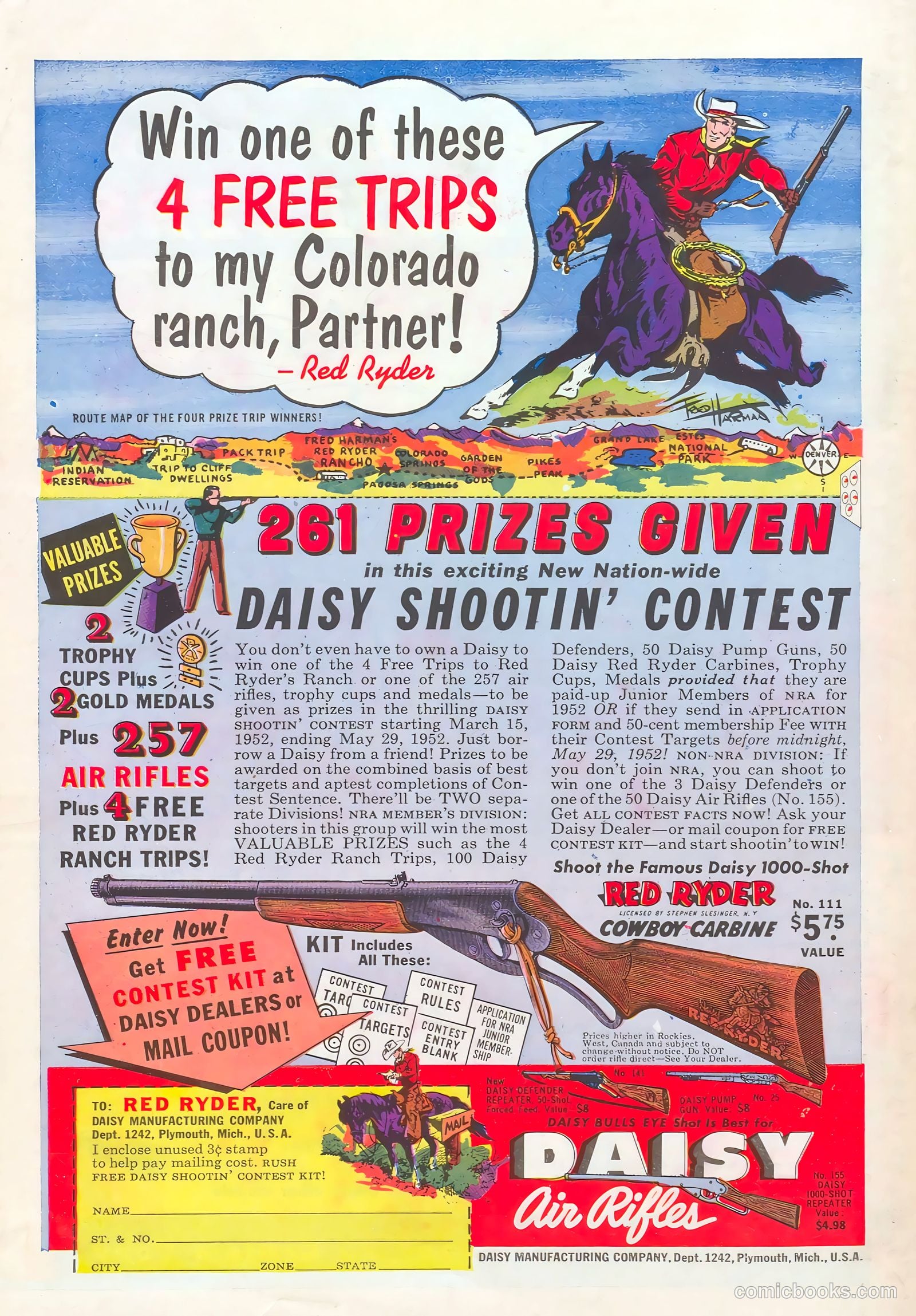 Gabby Hayes Western #41 (1952) — page 36 of 36