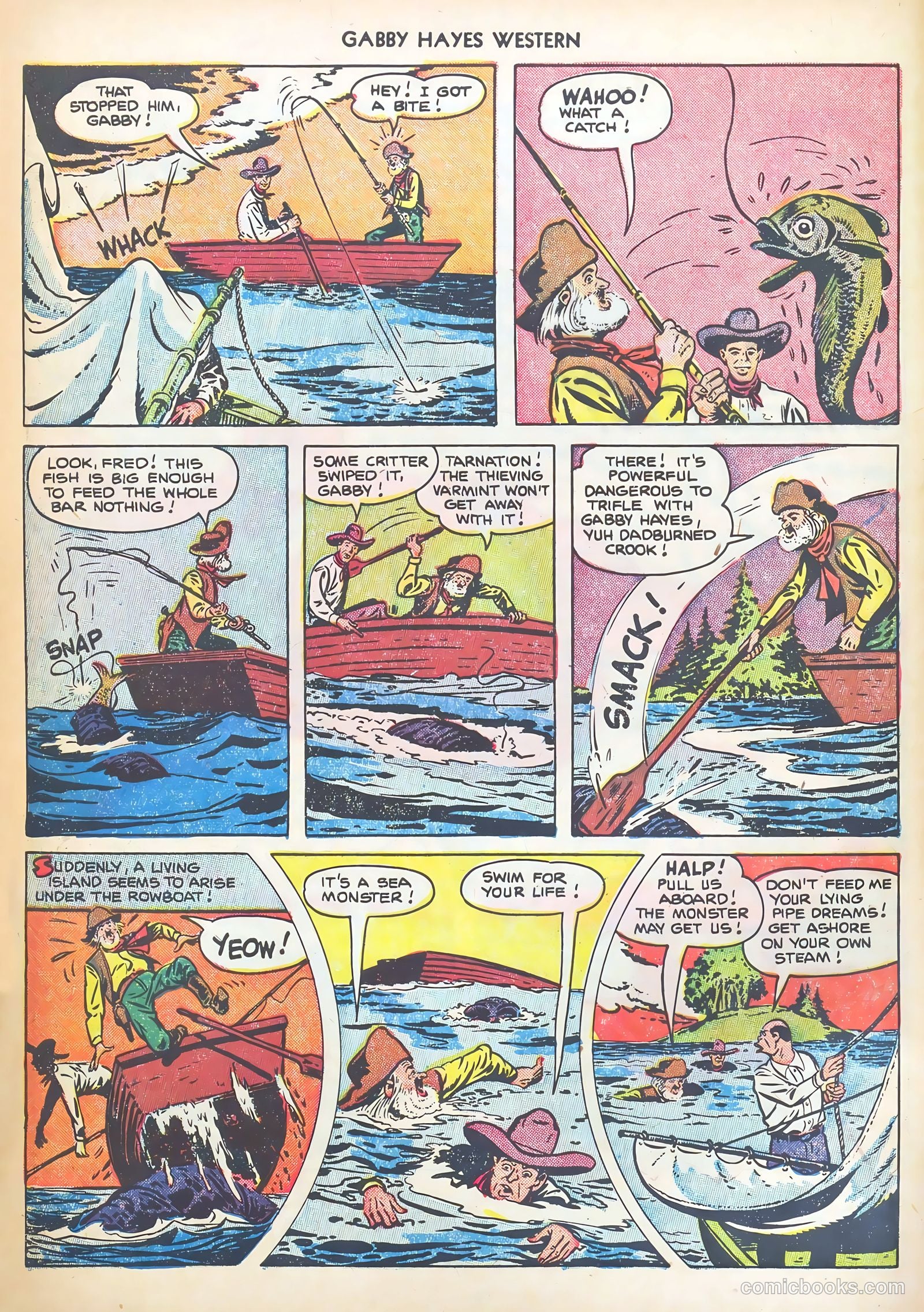 Gabby Hayes Western #42 (1952) — page 4 of 36