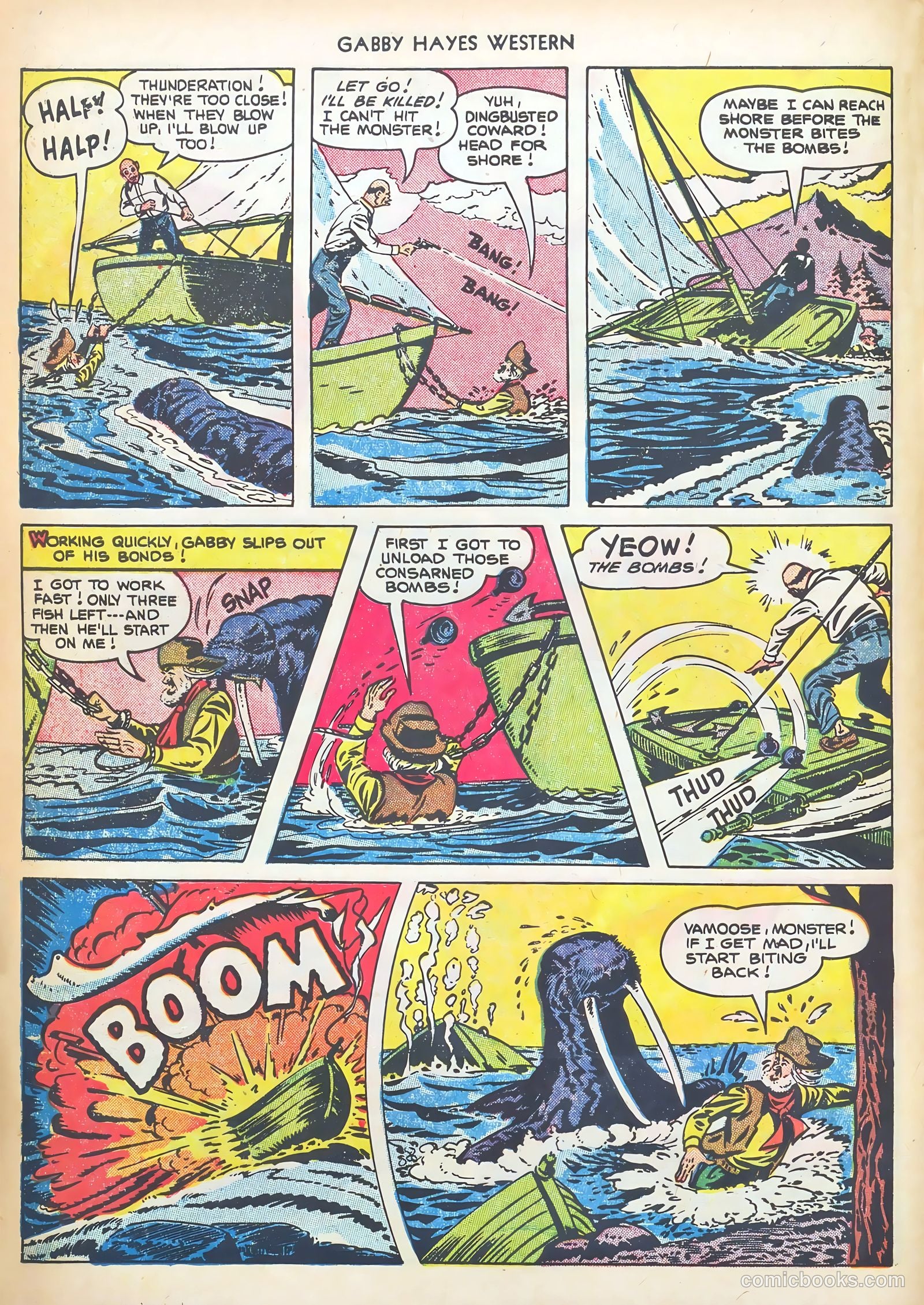 Gabby Hayes Western #42 (1952) — page 8 of 36