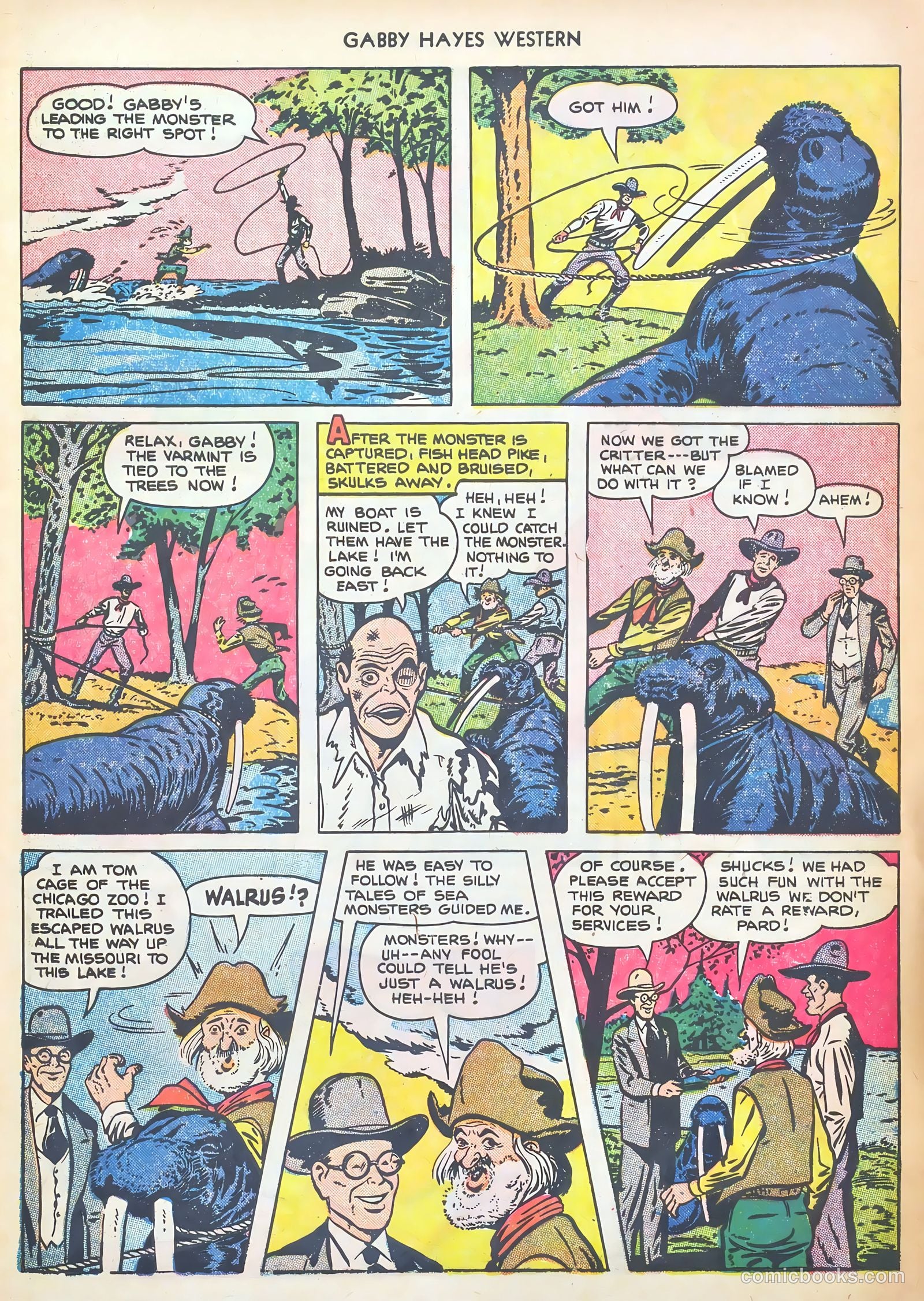 Gabby Hayes Western #42 (1952) — page 9 of 36