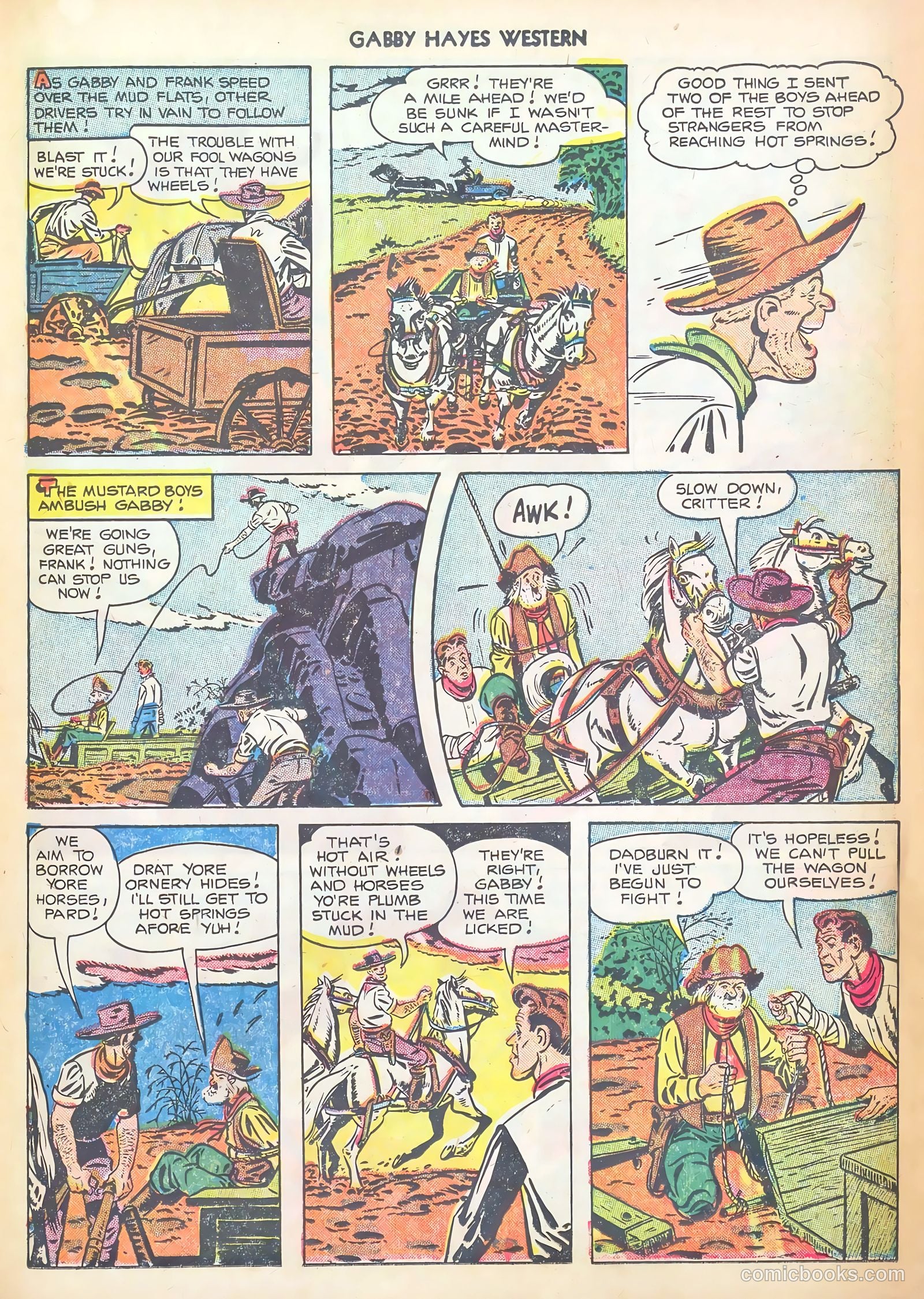 Gabby Hayes Western #42 (1952) — page 19 of 36
